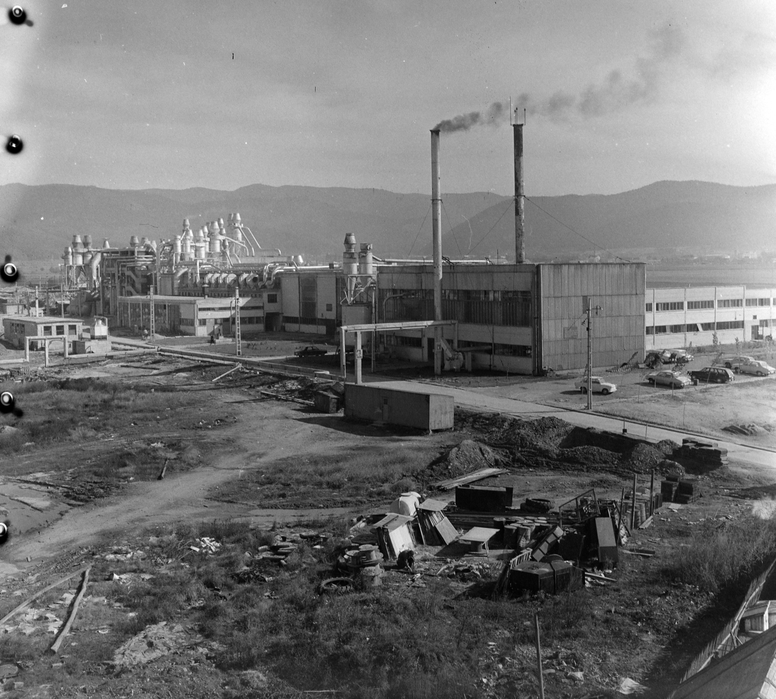 1978, Sütő András örökösei, Új Élet szerkesztőség, factory, factory chimney, Fortepan #135691