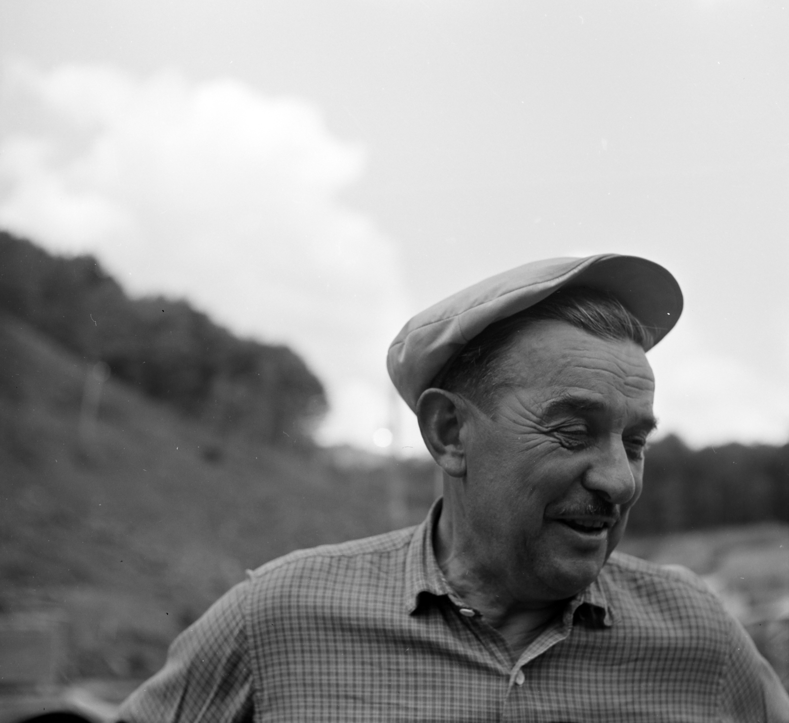 Romania,Transylvania, a felvétel a Felsőfernezelyi víztározó gátjának egyik építőmunkásáról készült., 1962, Sütő András örökösei, Új Élet szerkesztőség, Fortepan #135813