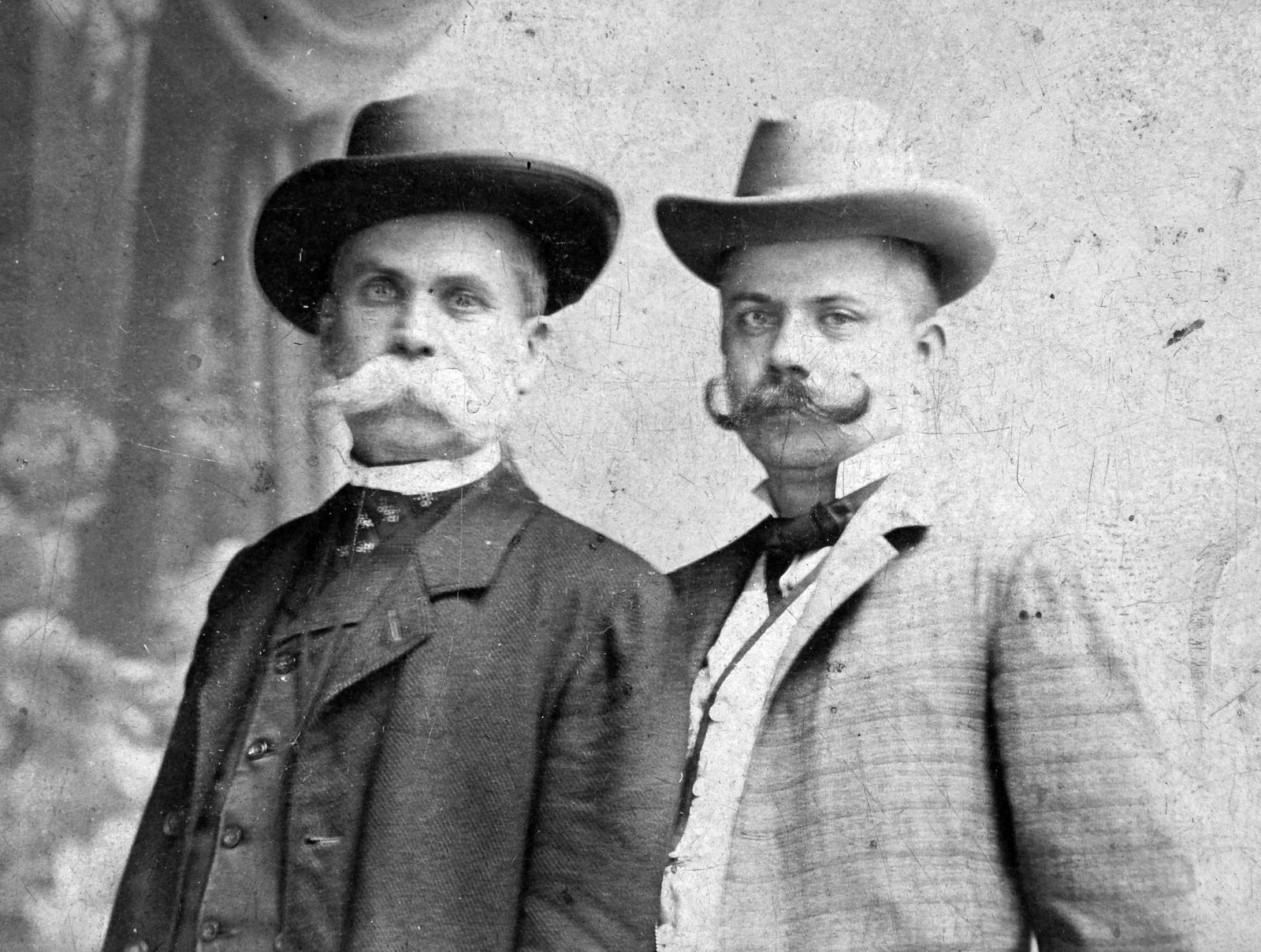 1915, Fortepan, hat, men, moustache, studio, Fortepan #13583