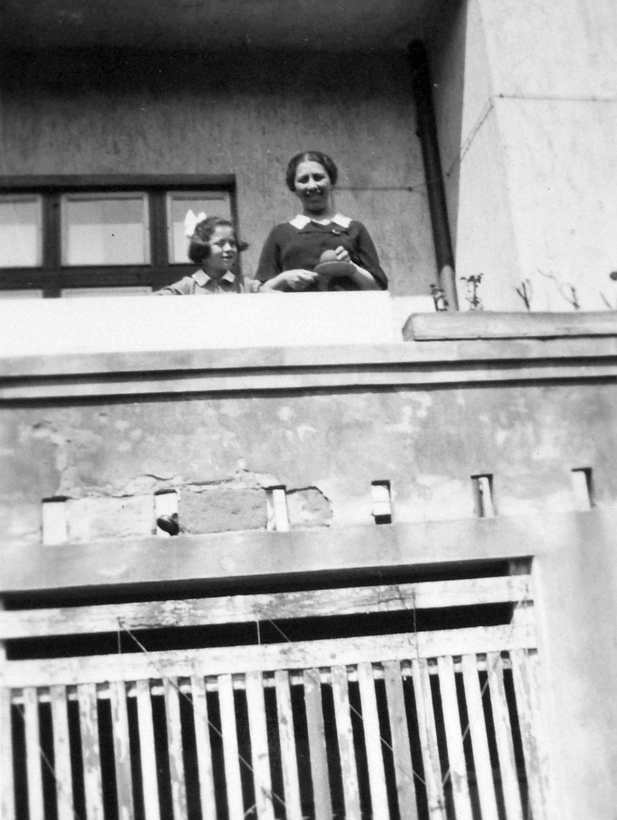 1937, Fortepan, enclosed balcony, Fortepan #13603