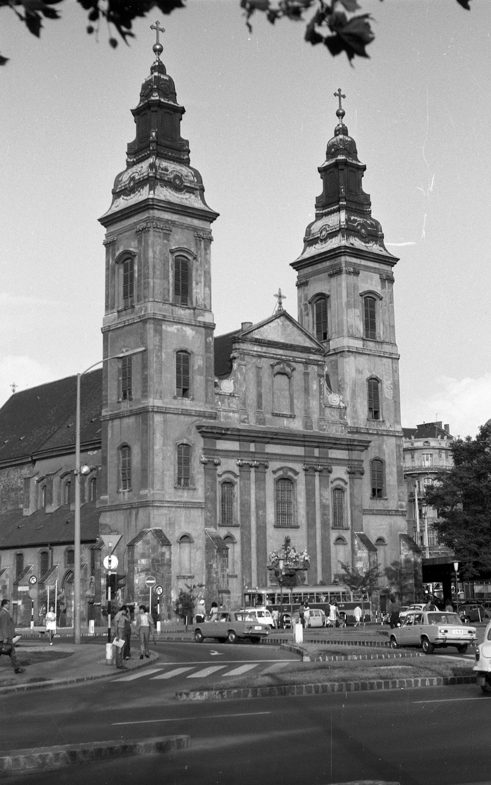 Hungary, Budapest V., Március 15. tér, Belvárosi templom., 1972, Fortepan/Album020, Budapest, Fortepan #136047