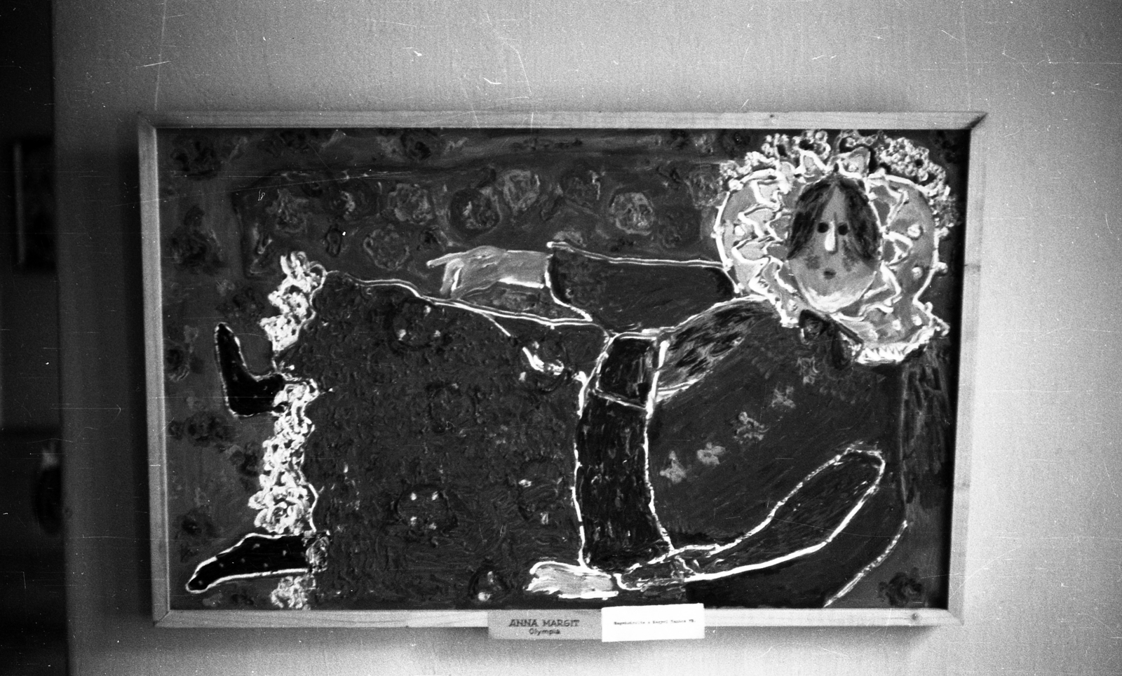 Magyarország, Anna Margit festőművész Olympia című alkotása., 1968, Fortepan/Album020, Anna Margit-alkotás, festmény, Fortepan #136065