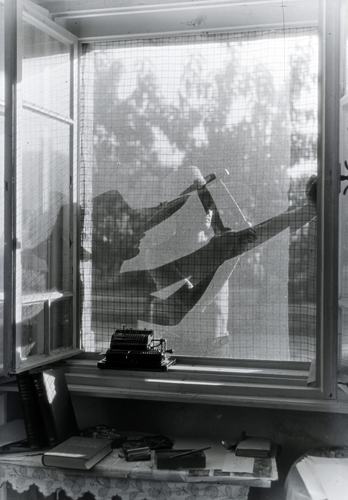 1937, Révay Péter, shadow, Fortepan #136242
