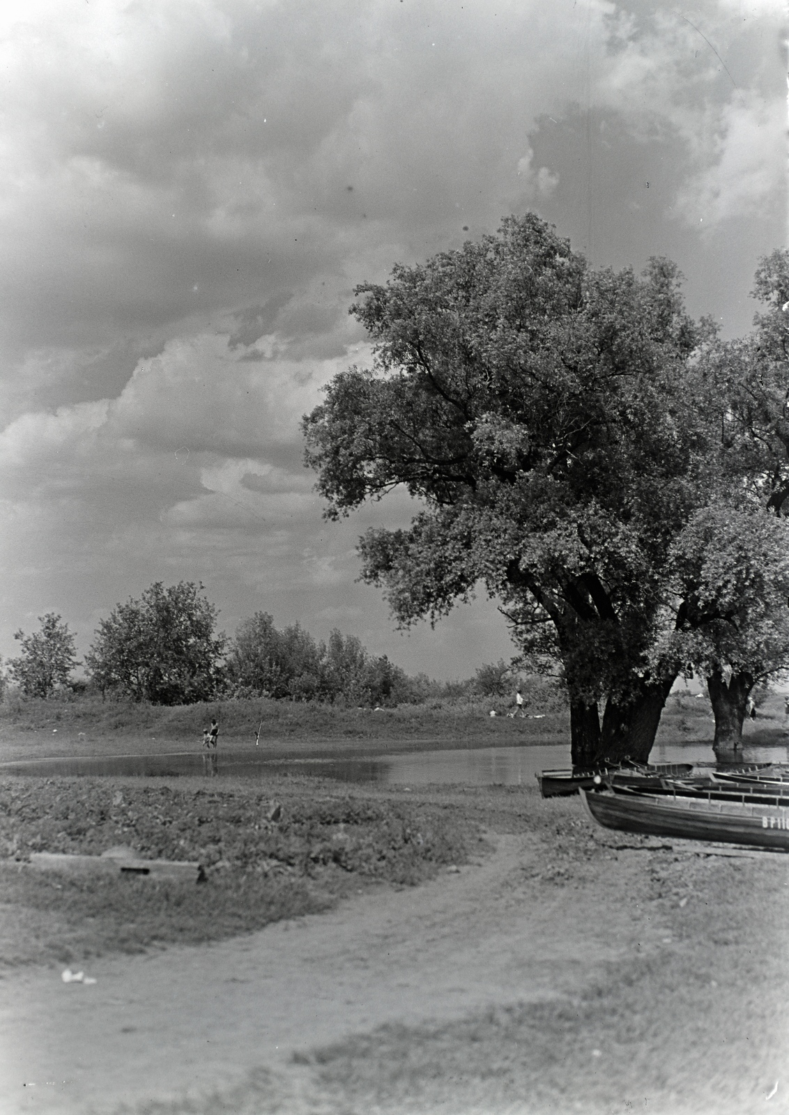 1935, Révay Péter, shore, clouds, Fortepan #136260