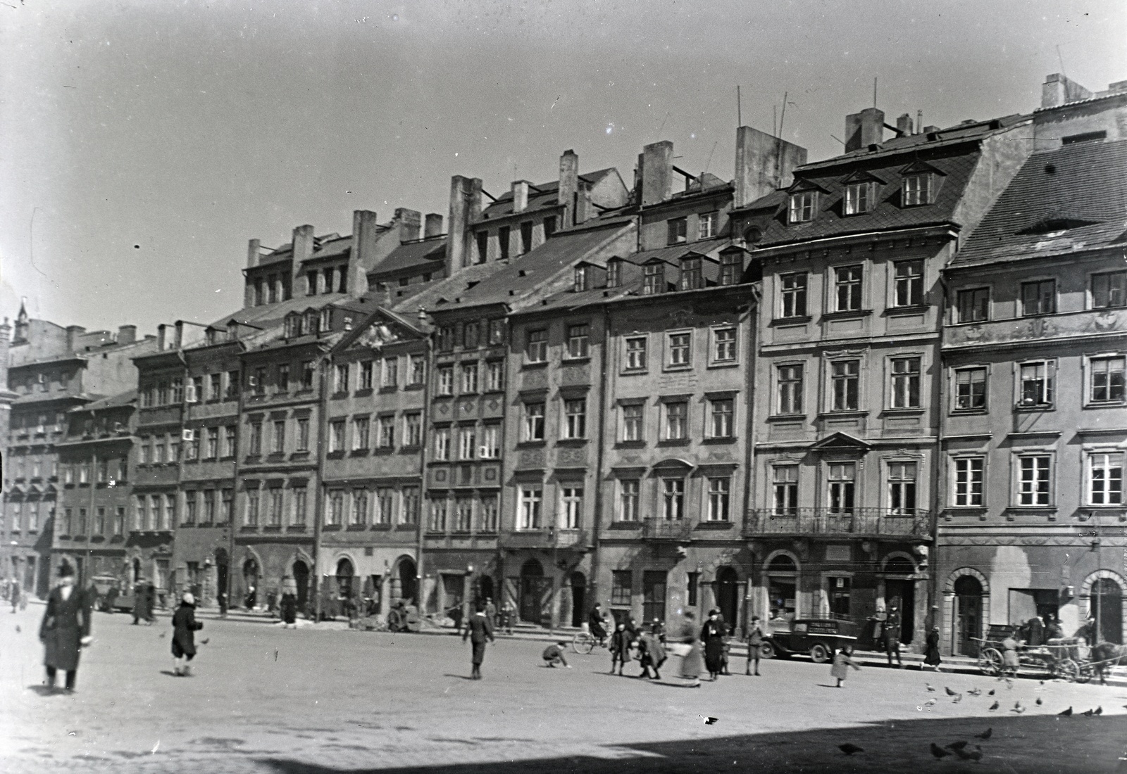 Lengyelország, Varsó, Óvárosi piactér (Rynek Starego Miasta)., 1937, Révay Péter, Fortepan #136276