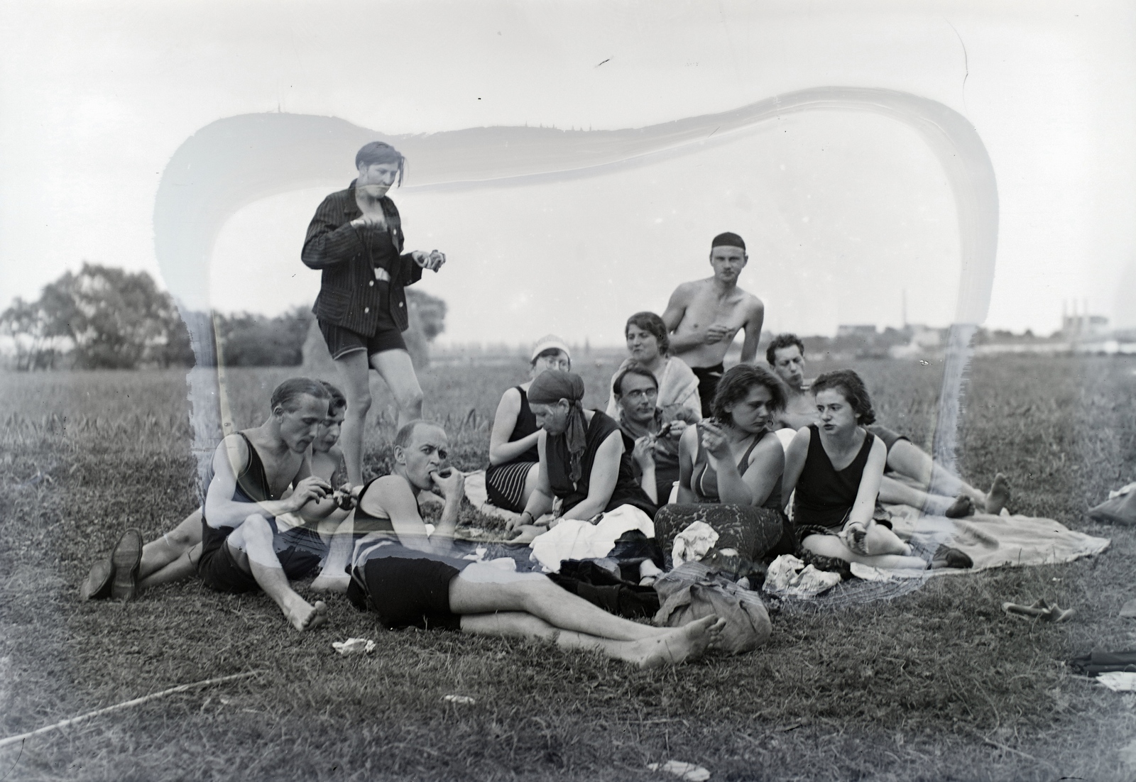 1934, Révay Péter, picnic, Fortepan #136311