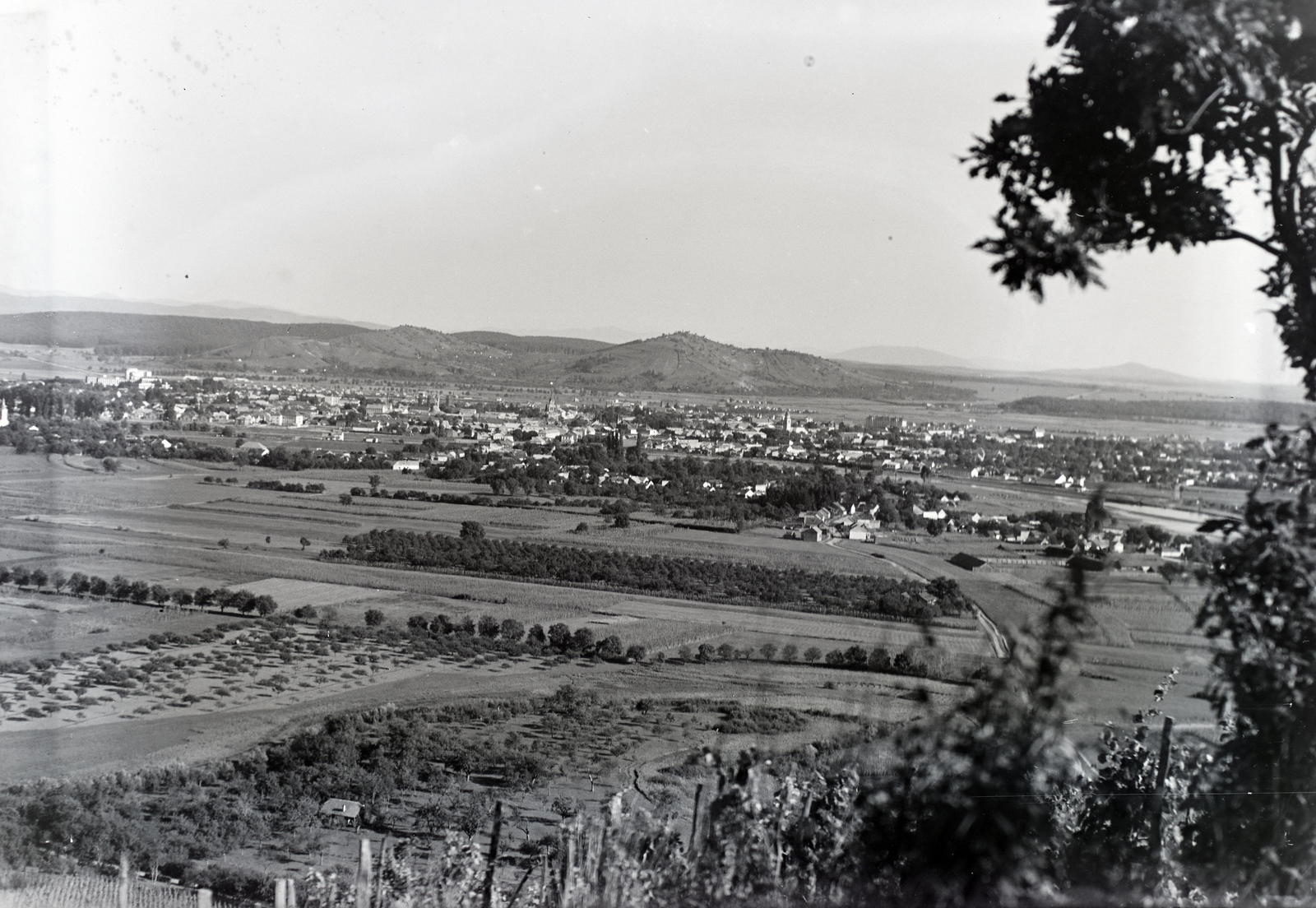 Ukraine,Zakarpattia Oblast, Mukachevo, a város látképe a várból., 1939, Révay Péter, Czechoslovakia, Fortepan #136363