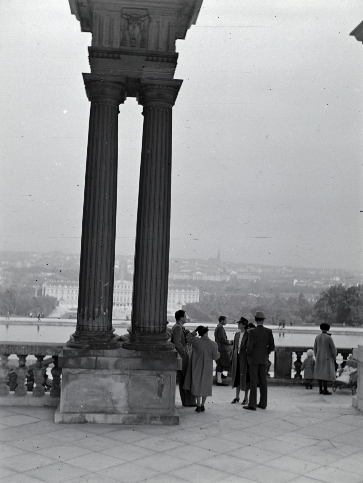 Austria, Vienna, Gloriette a Schönbrunni kastély parkjában., 1938, Révay Péter, gloriette, Johann Ferdinand Hetzendorf von Hohenberg-design, Fortepan #136433