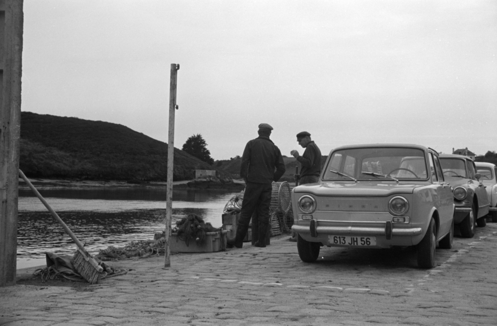 1969, Vészi Ágnes, kikötő, automobil, rendszám, Simca 1000, Fortepan #136503