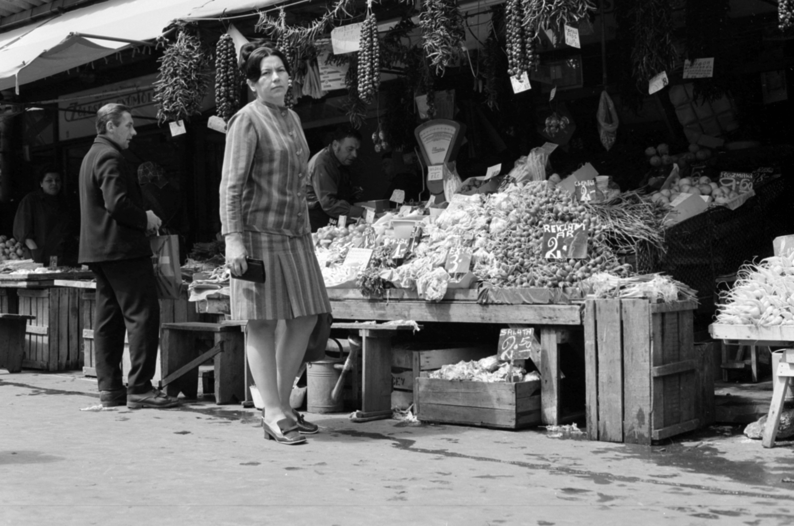 Magyarország, Budapest II., Fény utcai piac., 1973, Vészi Ágnes, piac, Budapest, Fortepan #136525