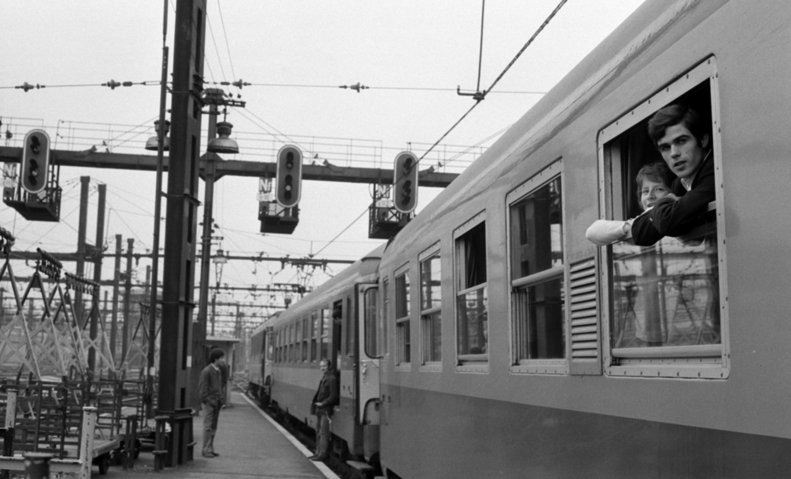France, Paris, Gare de Lyon., 1975, Vészi Ágnes, train station, Fortepan #136565