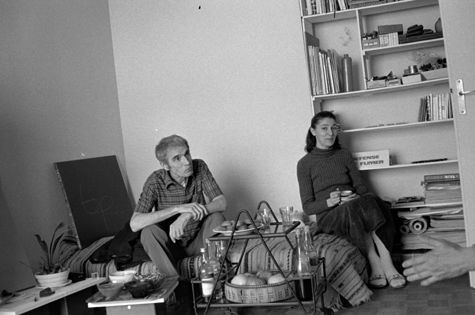 France, Courbevoie, Kühnel Szabó József festőművész., 1974, Vészi Ágnes, Fortepan #136633