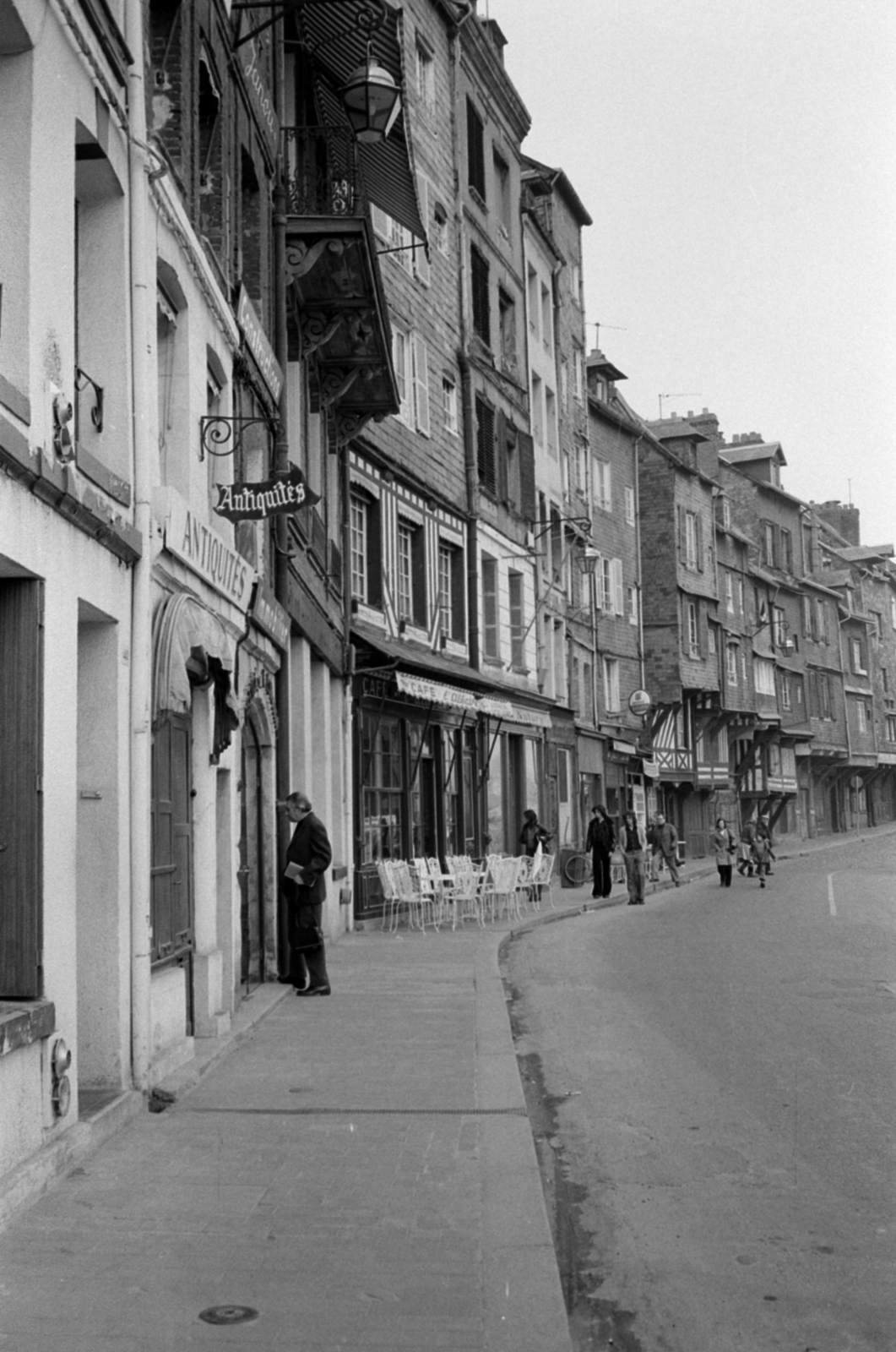 Franciaország, Honfleur, Quai Sainte-Catherine., 1974, Vészi Ágnes, utcakép, Fortepan #136646