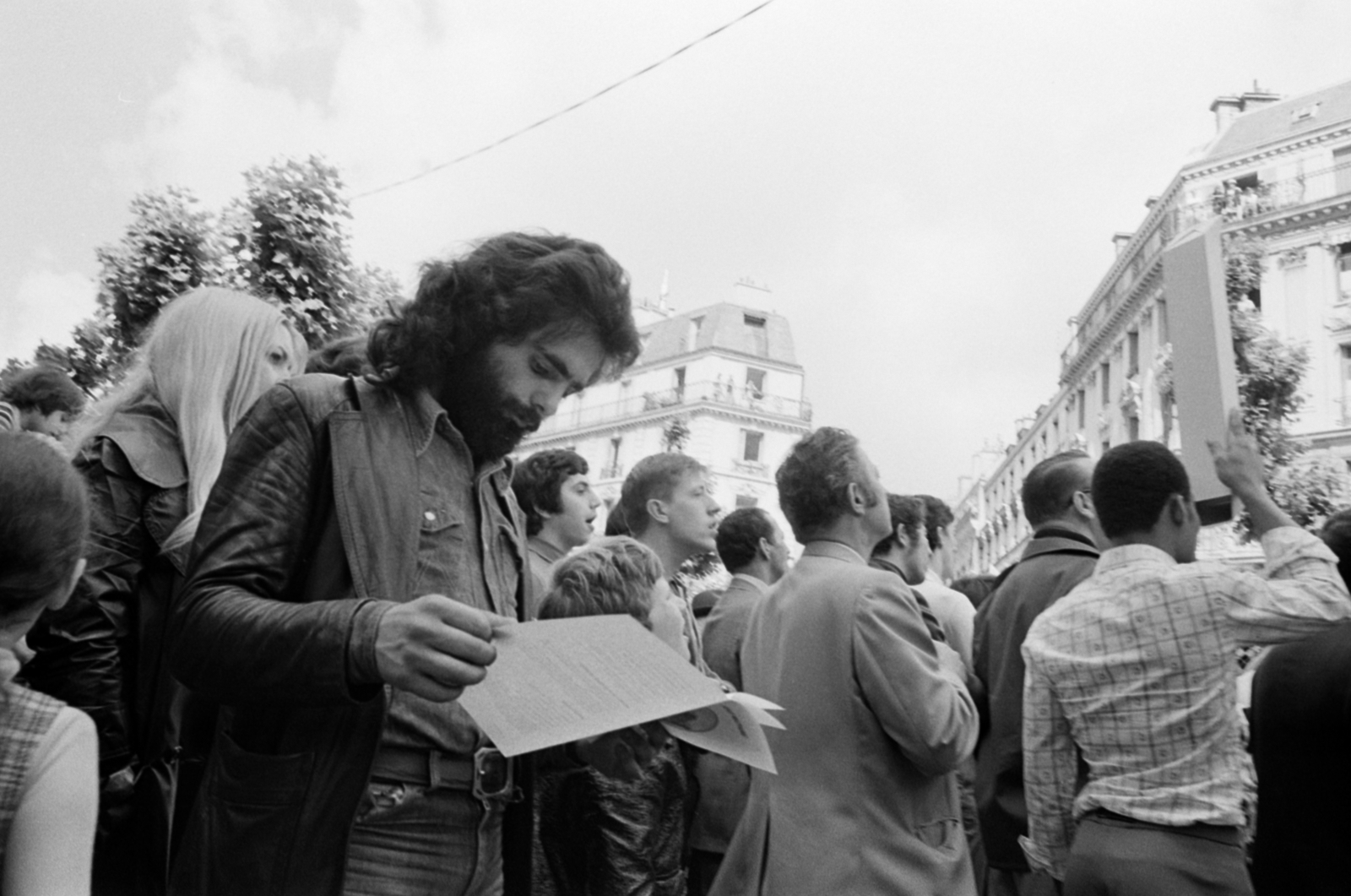 France, Paris, Rue du Temple szemben a Rue Meslay torkolata., 1977, Vészi Ágnes, periscope, Fortepan #136705