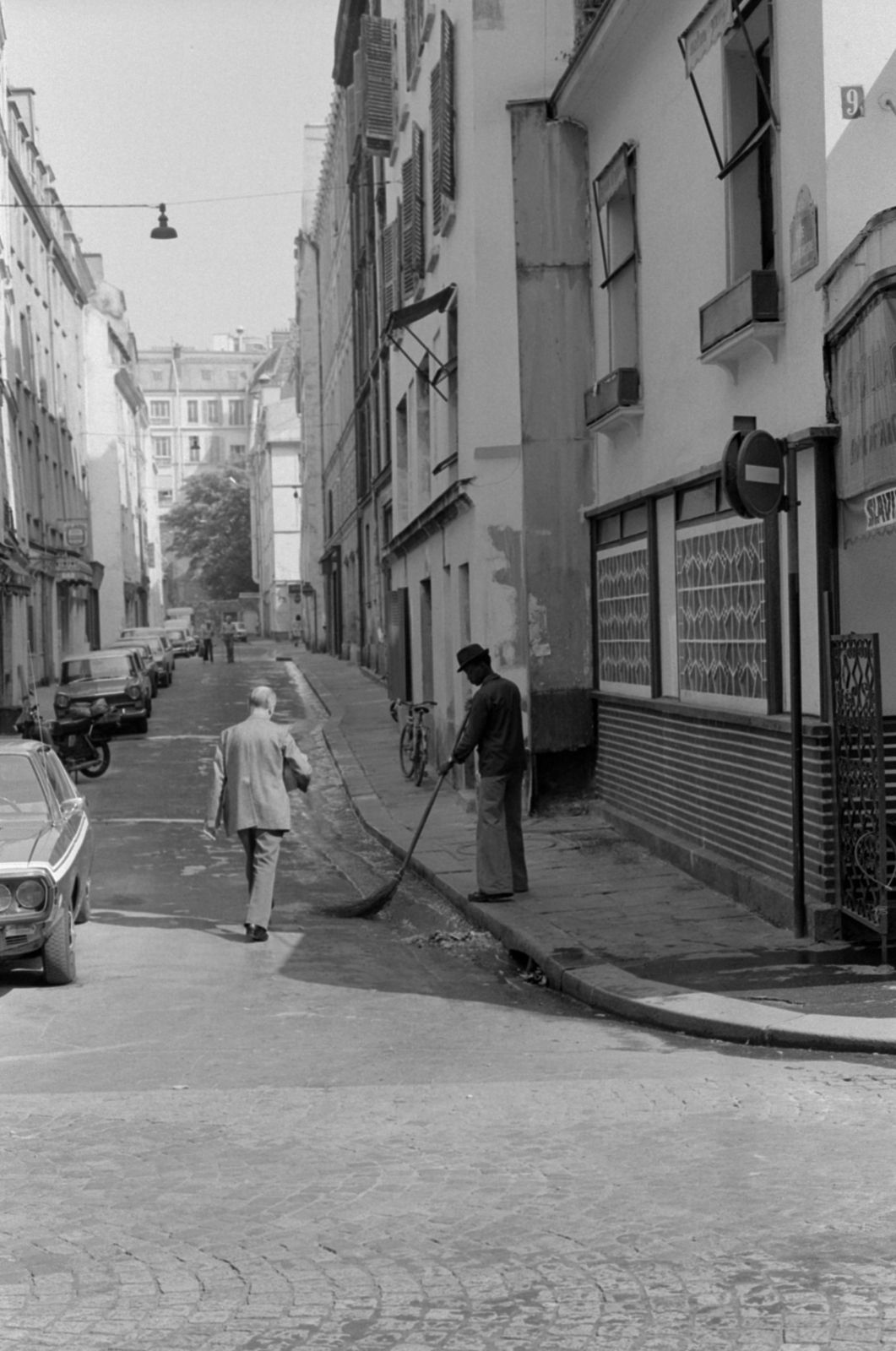 1975, Vészi Ágnes, sweeper, Fortepan #136767