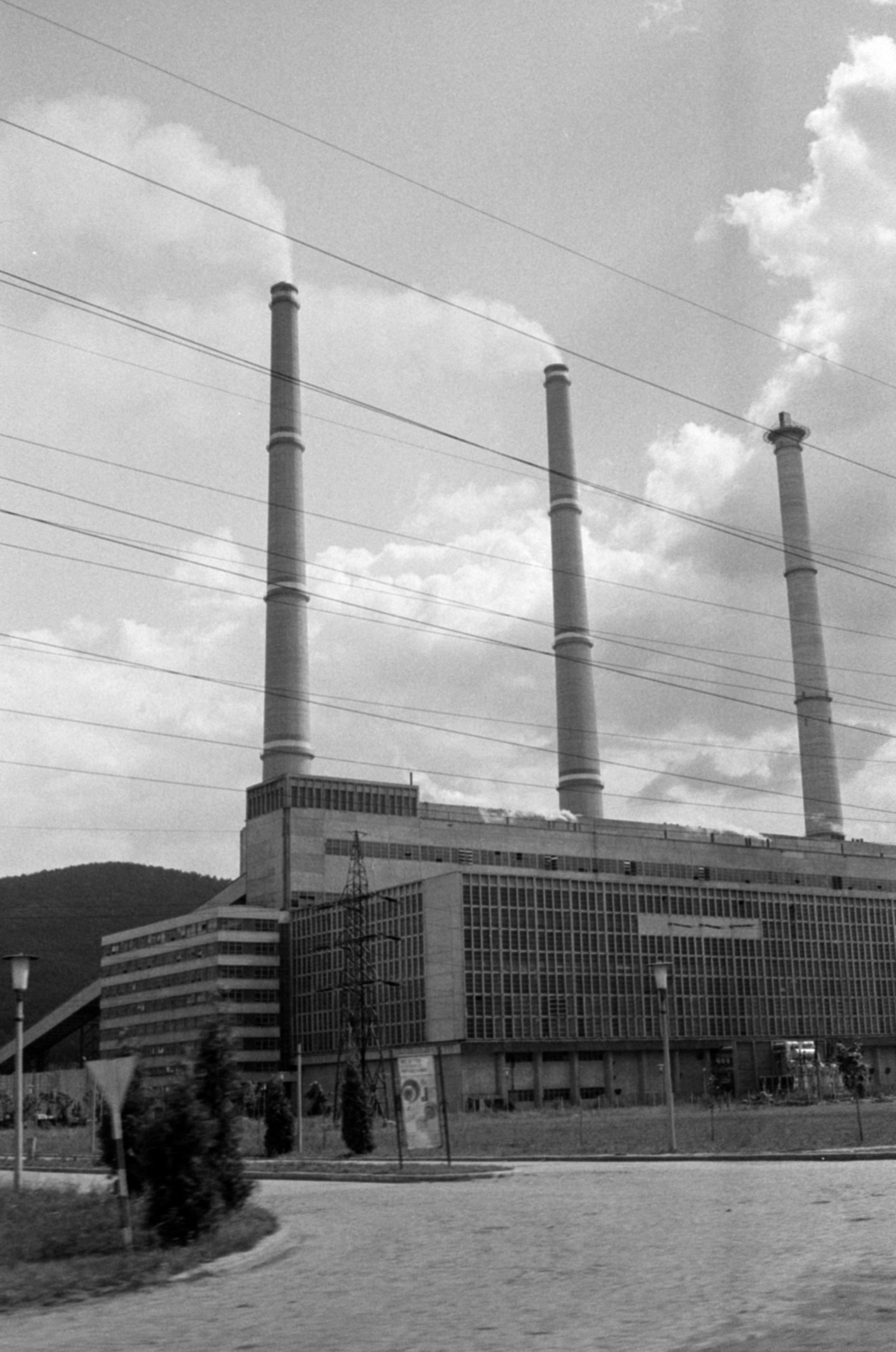 Romania,Transylvania, Mintia, hőerőmű., 1983, Vészi Ágnes, Fortepan #136853