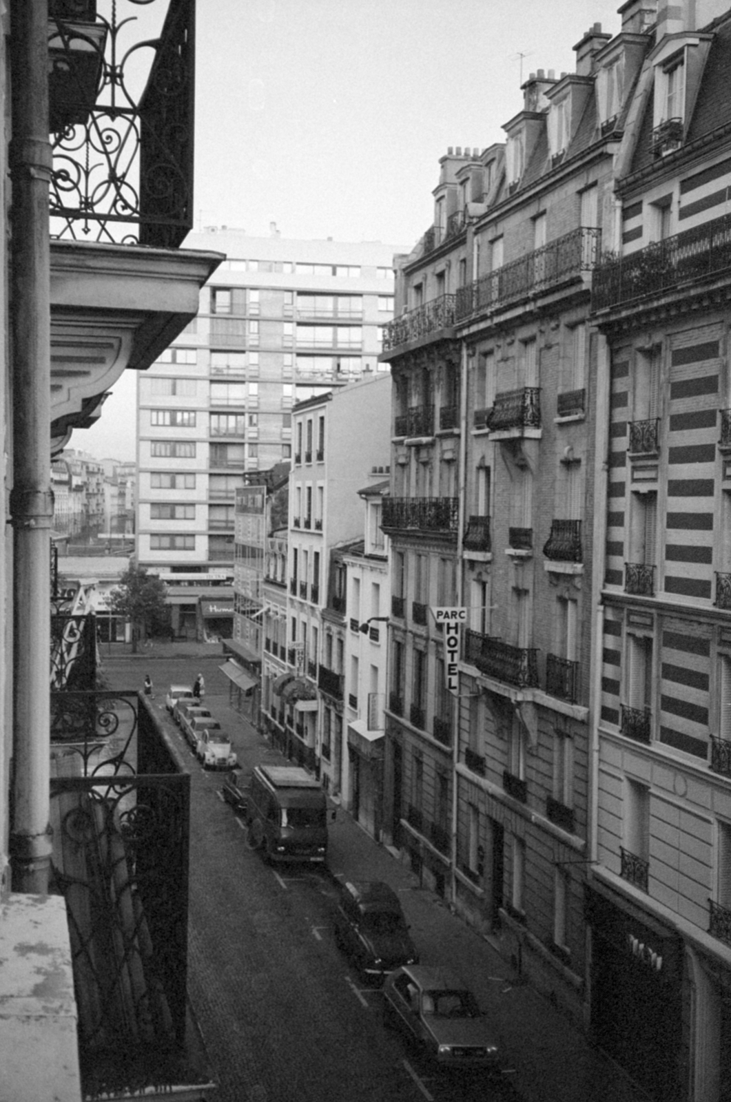 France, Paris, Rue Beaunier az Avenue du Général Leclerc felé nézve., 1985, Vészi Ágnes, Fortepan #136940