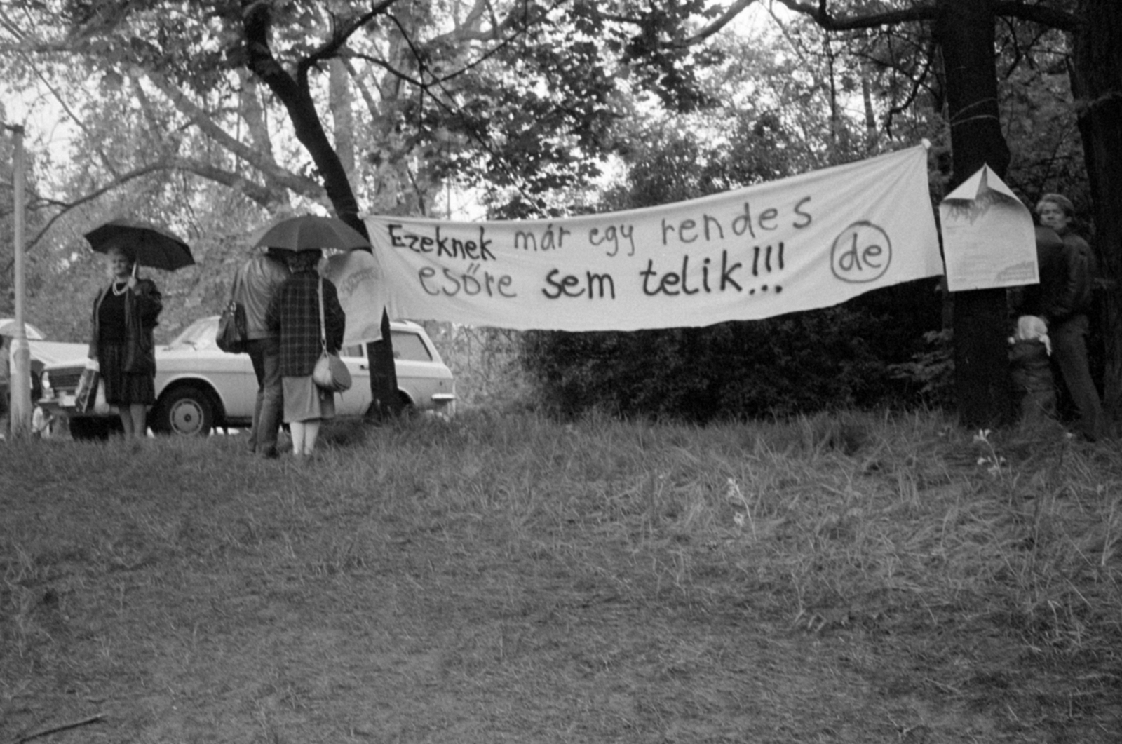 Magyarország, Népliget, Budapest X., a felvétel 1989. május 1-én készült., 1989, Vészi Ágnes, tüntetés, Budapest, rendszerváltás, Fortepan #136997