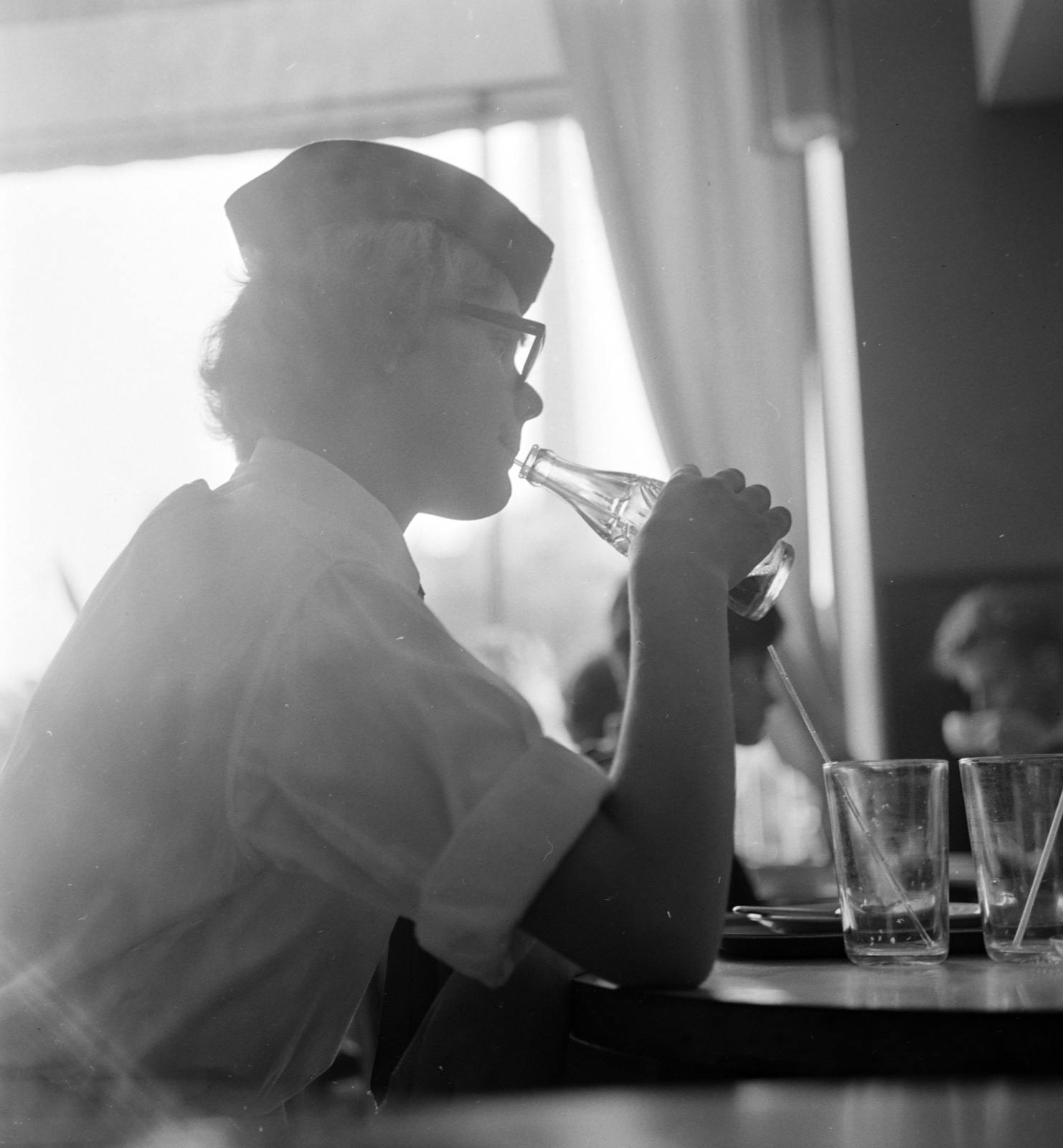 Finnország, Helsinki, a felvétel a VIII. VIT (Világifjúsági Találkozó) idején készült., 1962, Szalay Zoltán, szívószál, Fortepan #137417