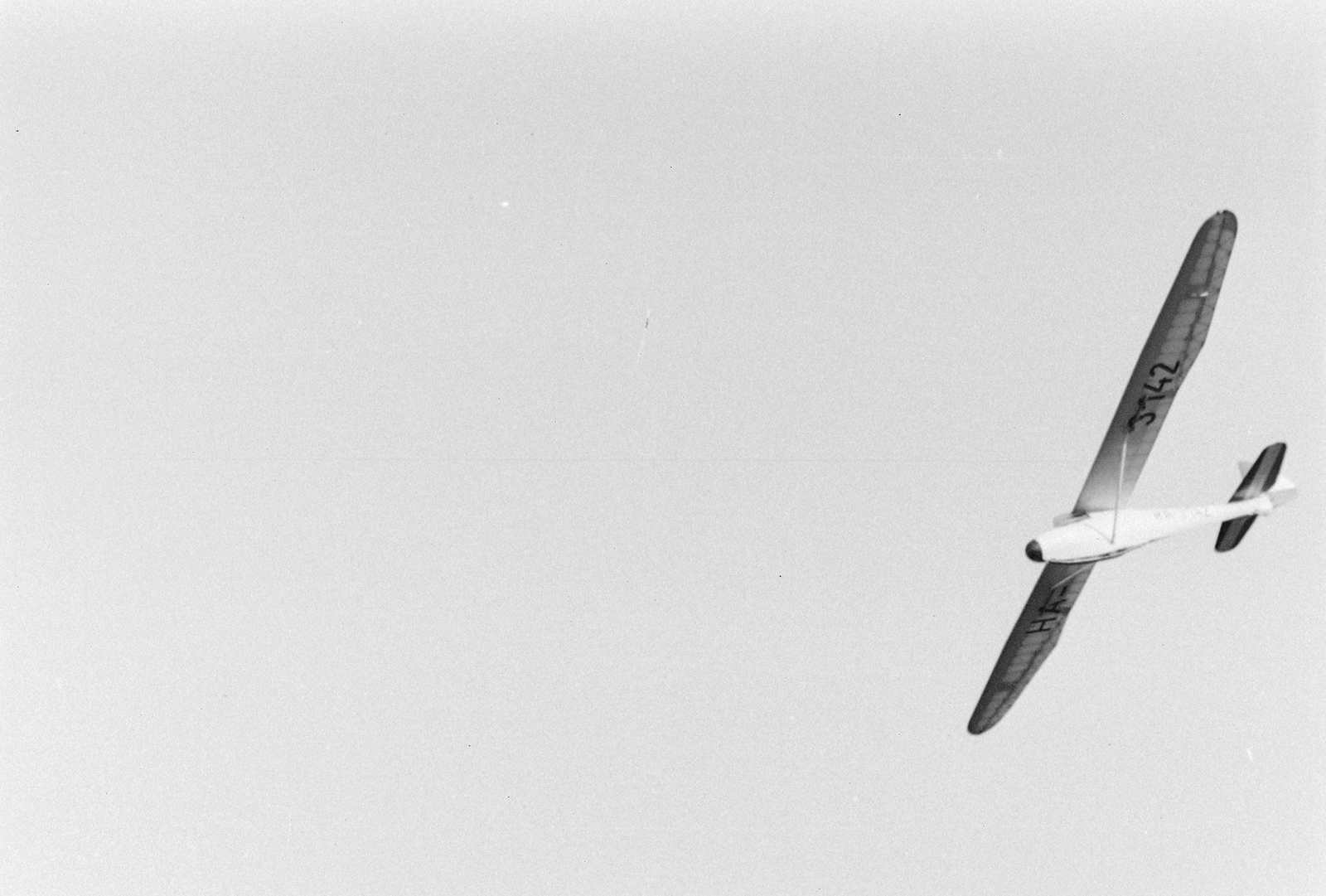Rubik R-08d Pilis típusú vitorlázó repülőgép., 1955, Szent-tamási Mihály, transport, Hungarian brand, airplane, sailplane, Fortepan #13749