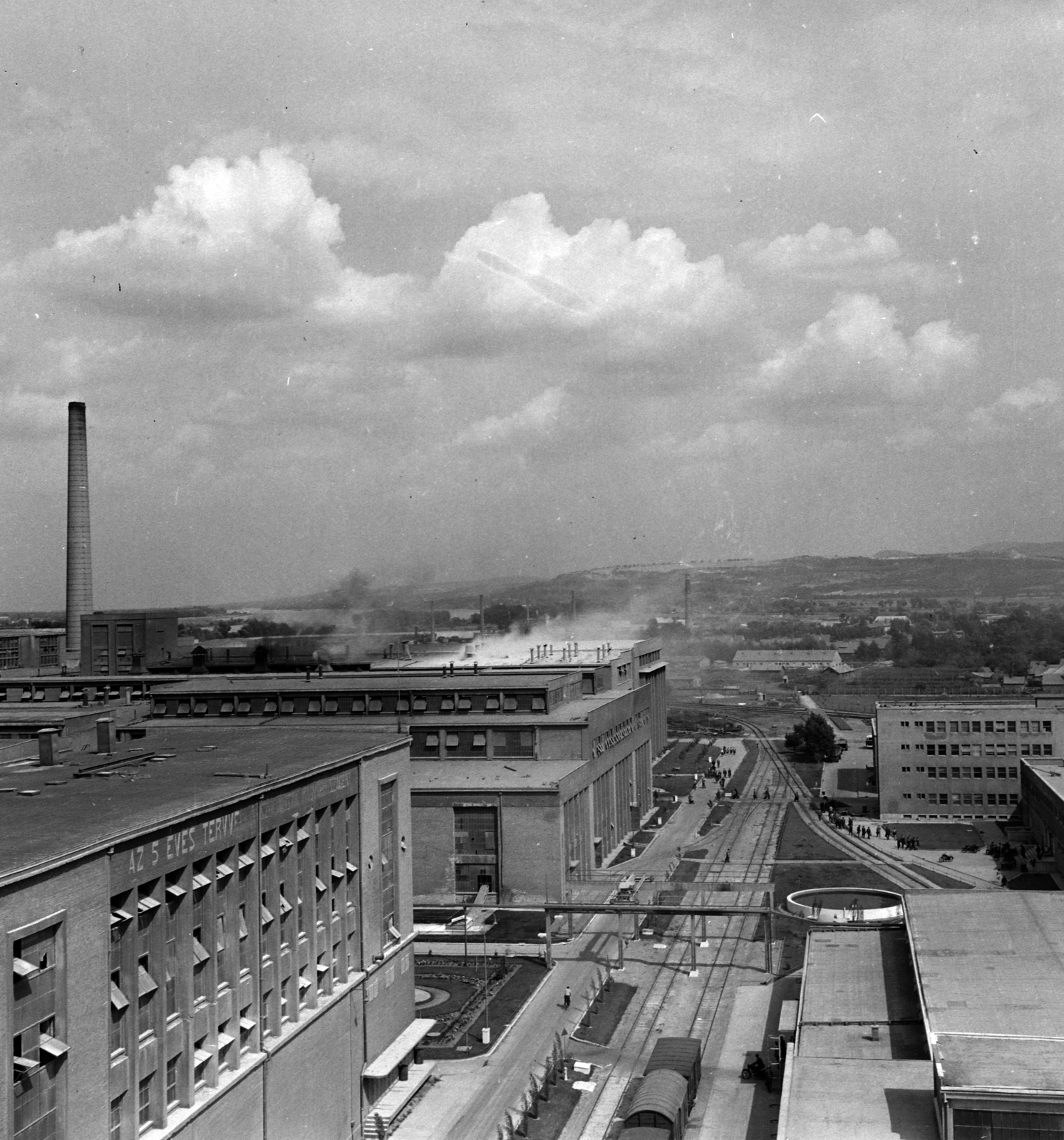 Magyarország, Almásfüzitő, Timföldgyár., 1959, Szalay Zoltán, gyártelep, Fortepan #137531