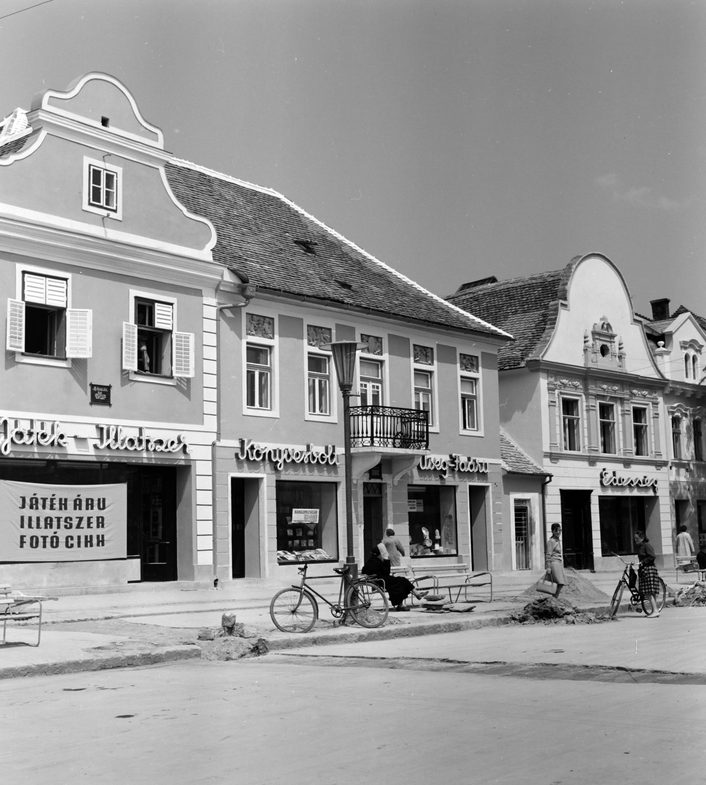 Hungary, Kőszeg, Fő (Köztársaság) tér., 1963, Szalay Zoltán, Fortepan #137583