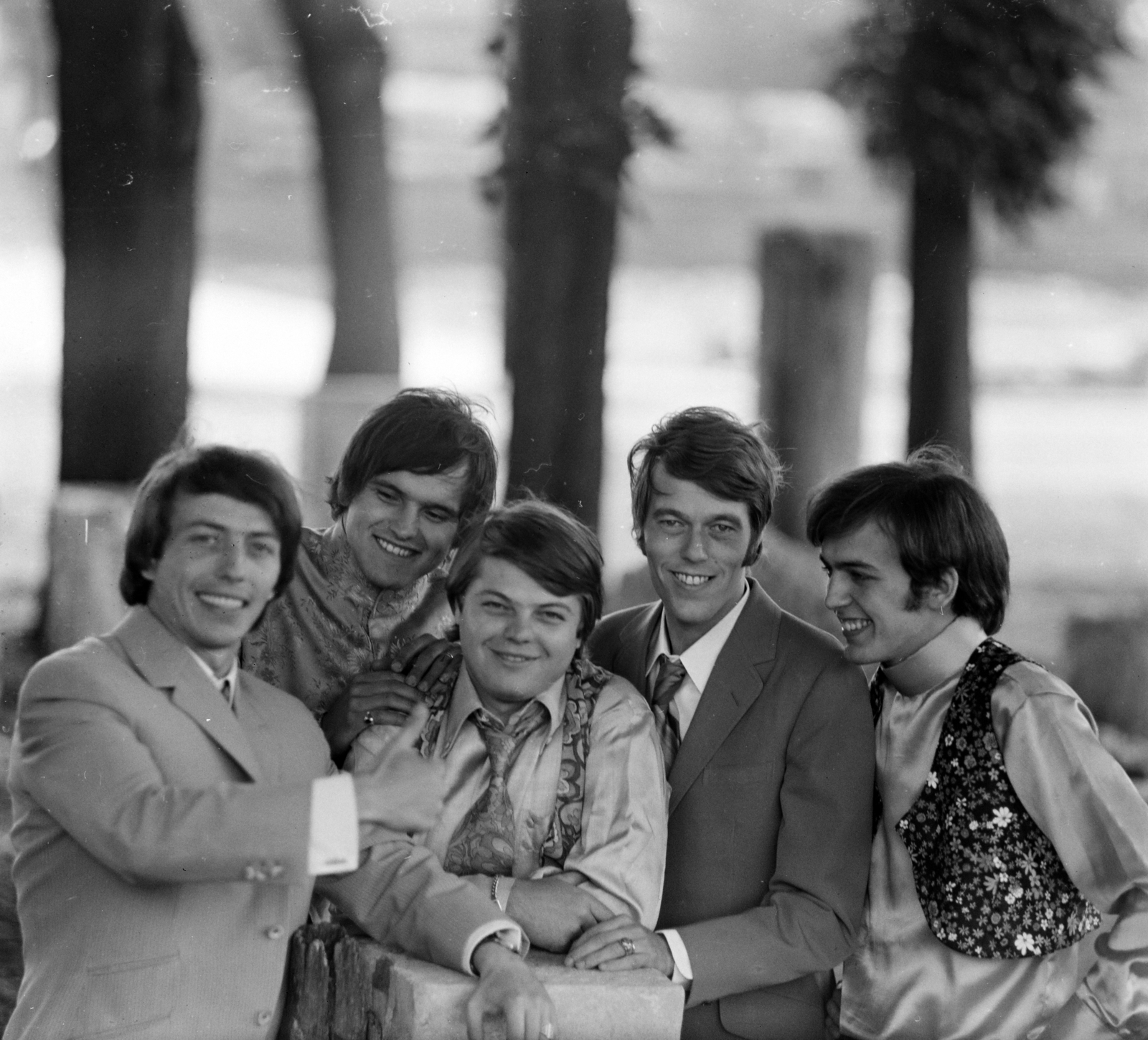 Hungary, Aquincum, Budapest III., polgárváros, romkert. A Metró együttes: Sztevanovity Zorán, Frenreisz Károly, Schöck Ottó, Brunner Győző, Sztevanovity Dusán., 1968, Szalay Zoltán, Budapest, Fortepan #137861