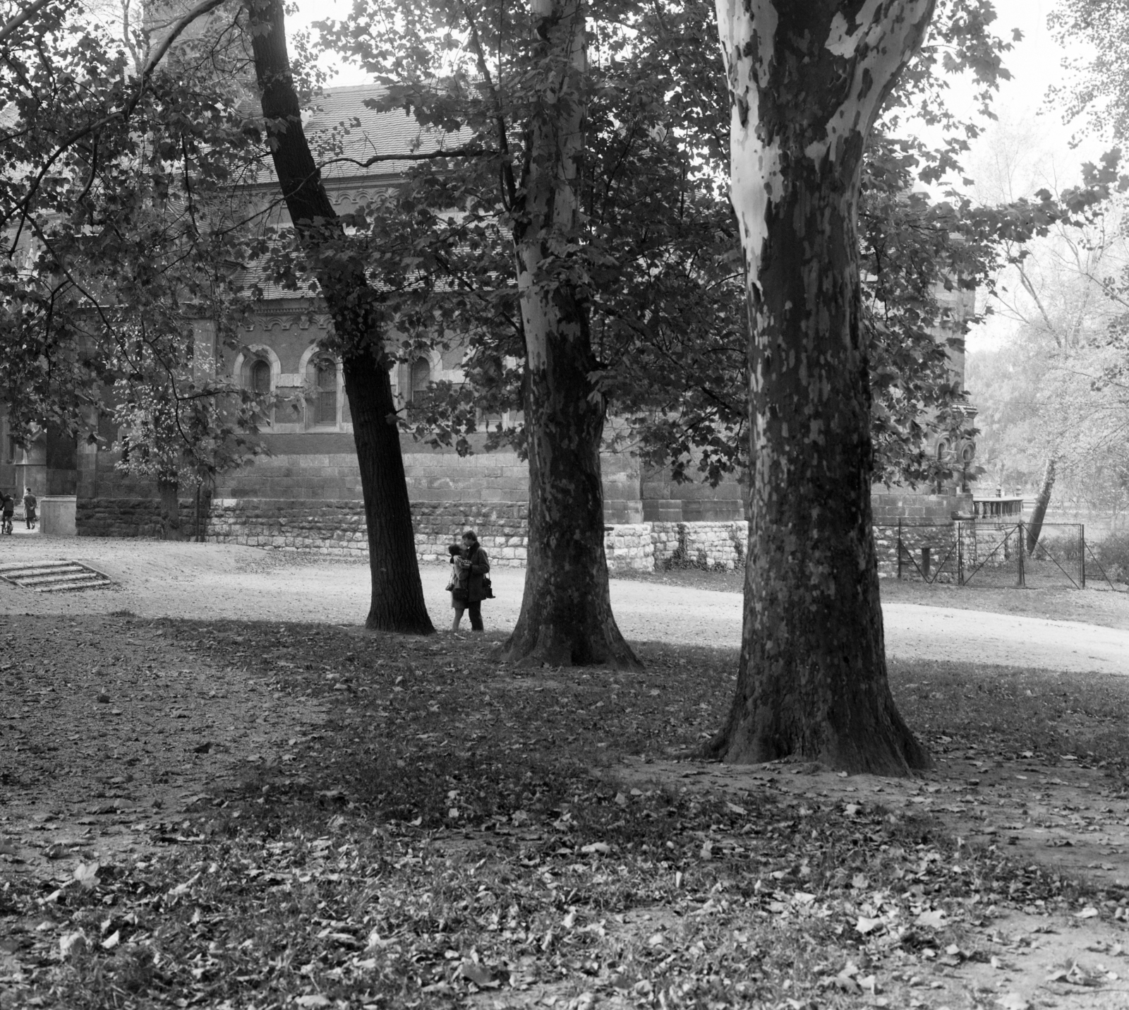 Hungary, Budapest XIV., Vajdahunyad vára, Jáki kápolna., 1969, Szalay Zoltán, church, Budapest, Fortepan #137886