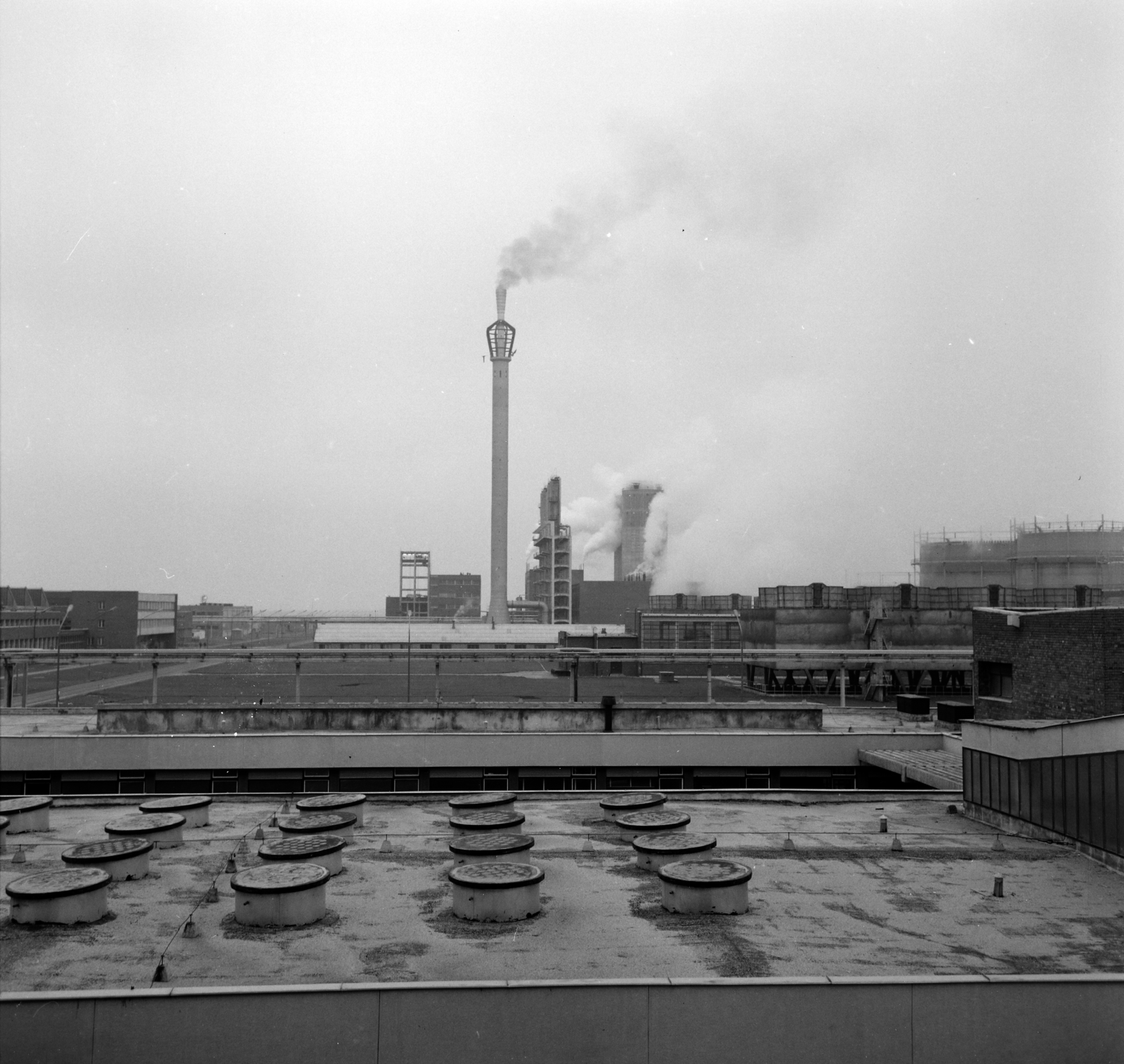 Magyarország, Tiszaújváros, (Tiszaszederkény), Tiszai Vegyi Kombinát., 1965, Szalay Zoltán, Fortepan #138328