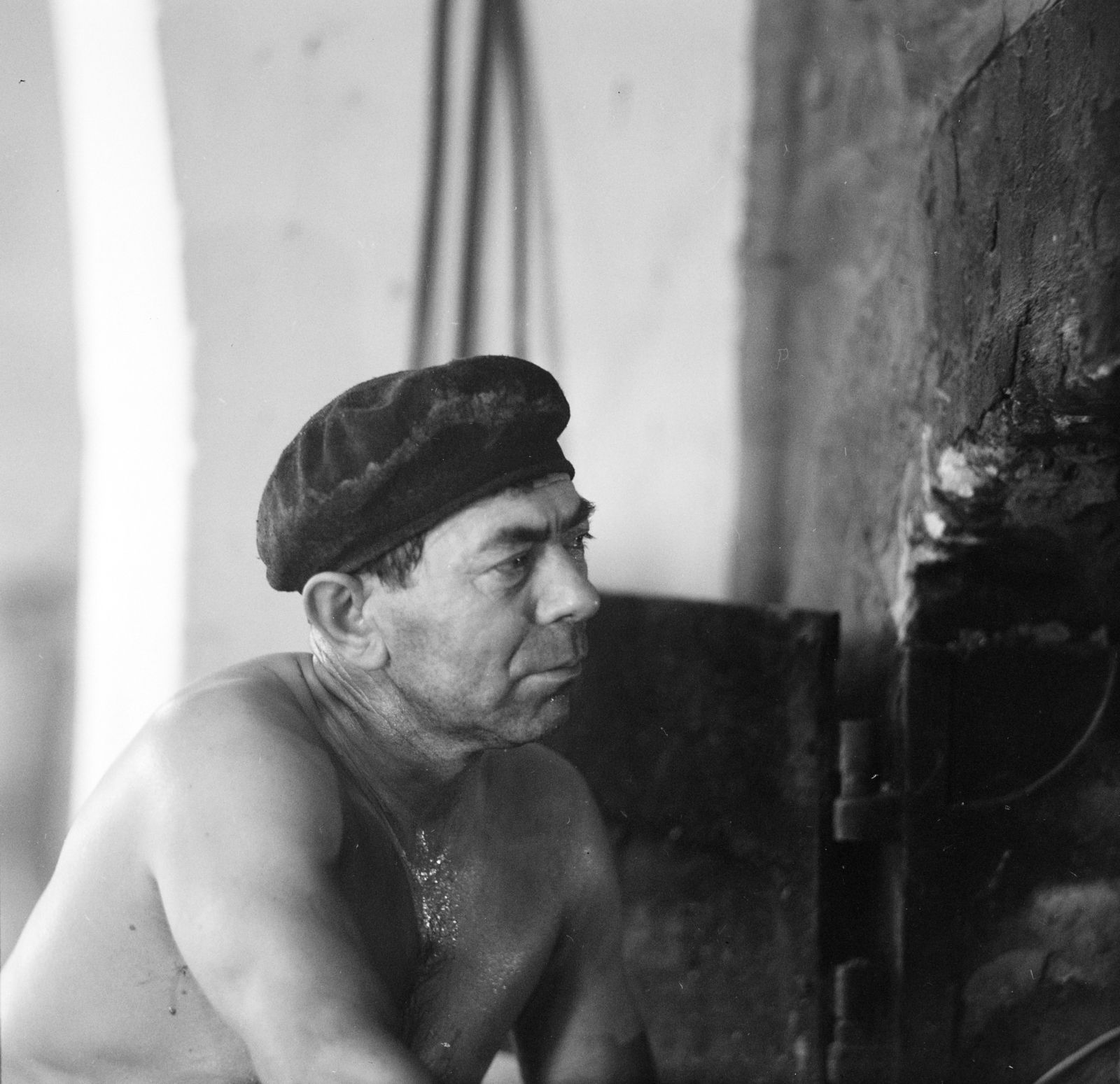 1968, Szalay Zoltán, portrait, worker, Fortepan #138397
