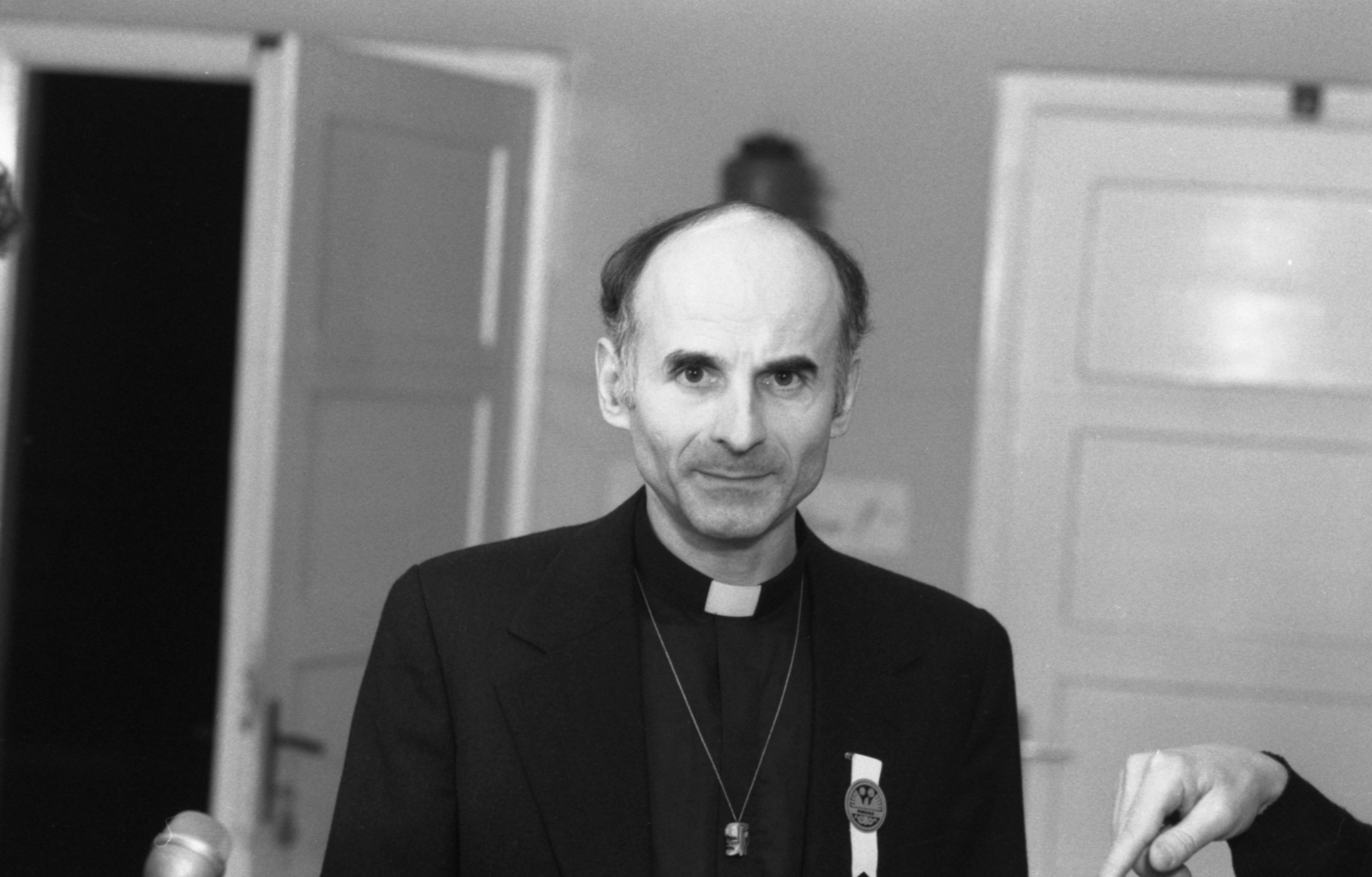 Romania,Transylvania, Sikli László szilágysomlyói plébá­nos., 1990, Szalay Zoltán, priest, Catholic Church, Fortepan #138460