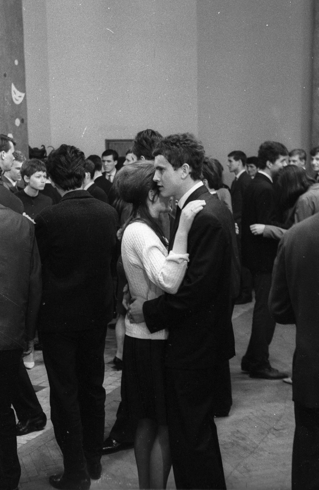 Hungary, Budapest XI., Bercsényi utca 28-30., a BME Rózsa Ferenc Kollégiuma, Bercsényi Klub., 1964, Szalay Zoltán, dance, Budapest, Fortepan #138592