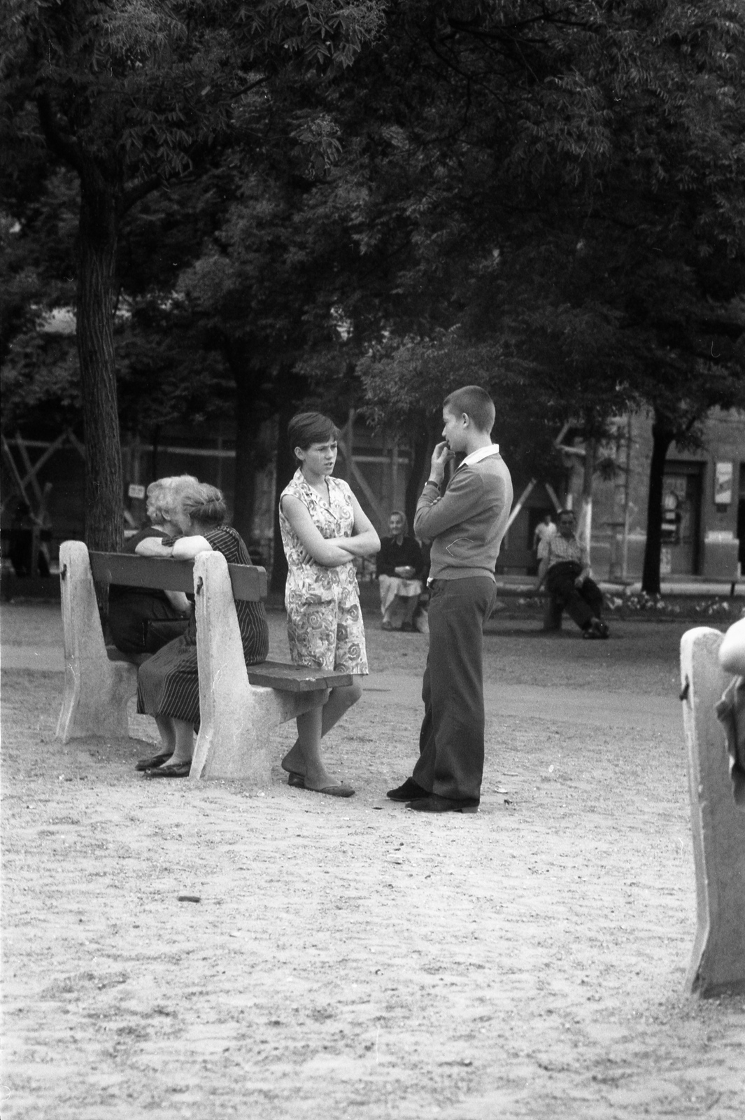 Hungary, Budapest VII., Klauzál tér., 1964, Szalay Zoltán, Budapest, Fortepan #138640