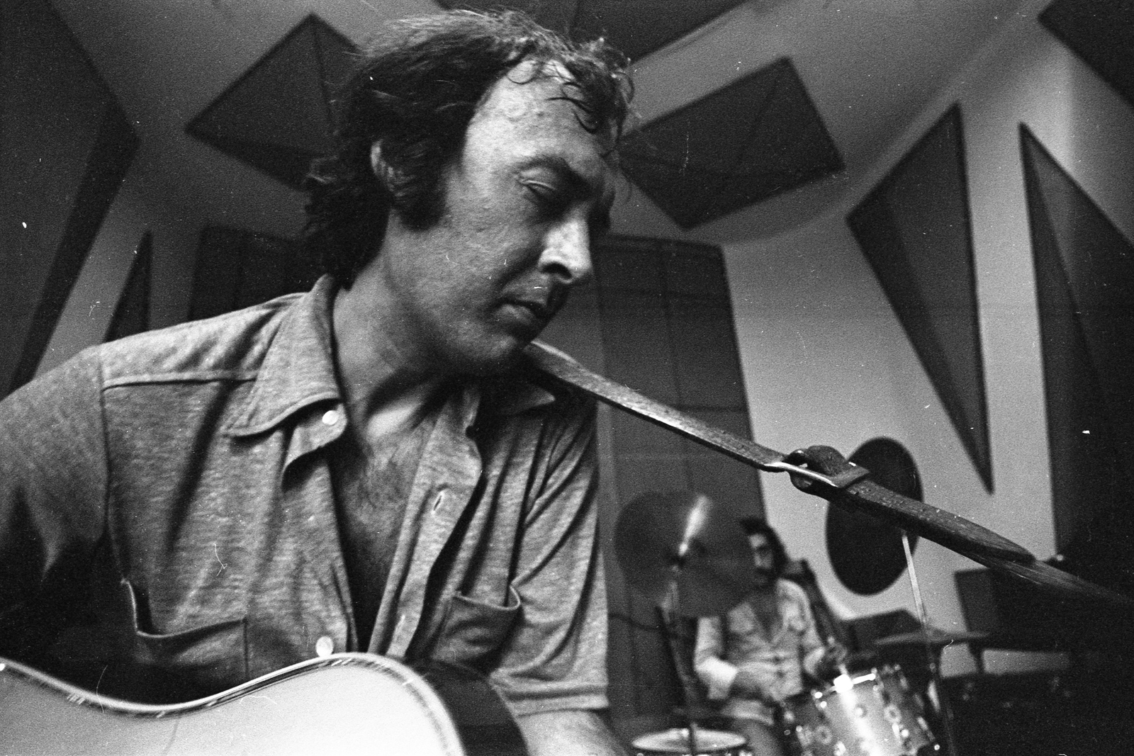 Hungary, Szabó Gábor dzsesszgitáros, zeneszerző., 1972, Szalay Zoltán, sideburns, Fortepan #138699