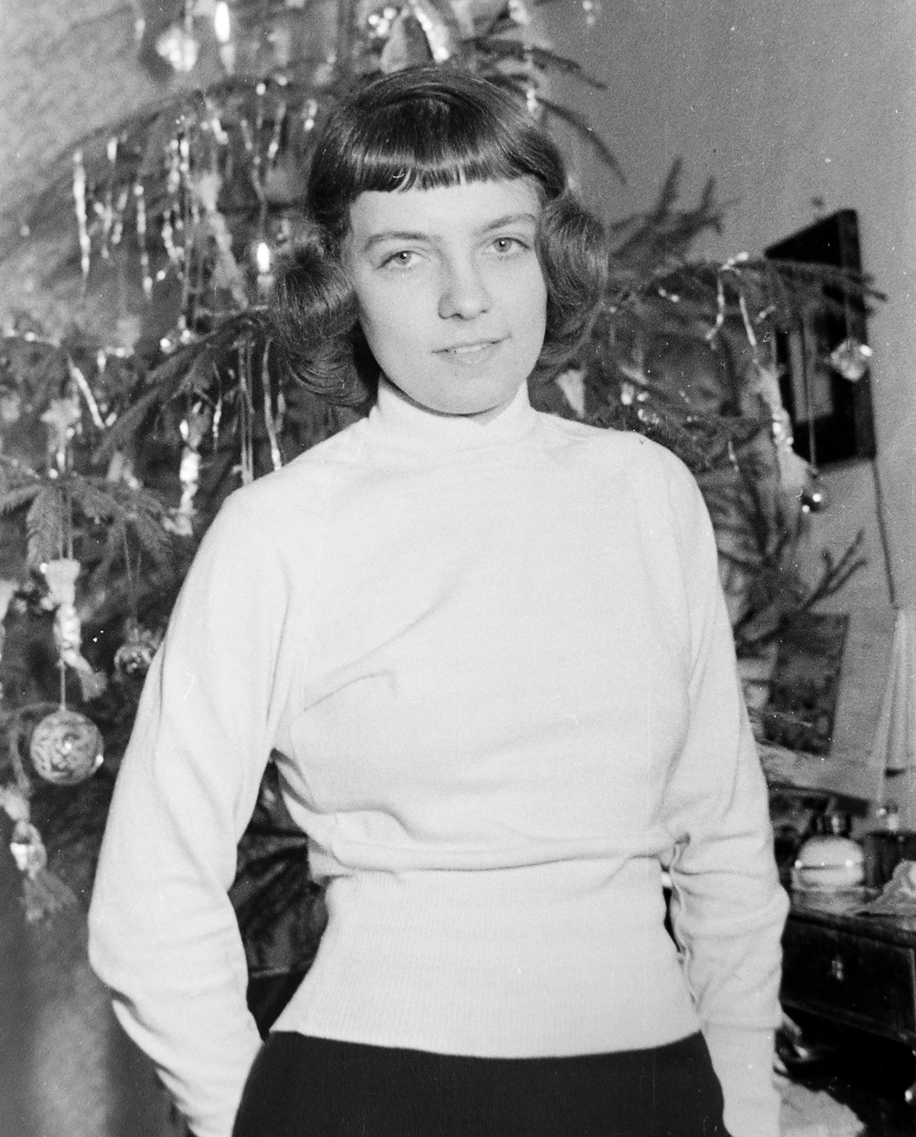 Hungary, 1959, Szent-tamási Mihály, Christmas, Fortepan #13932