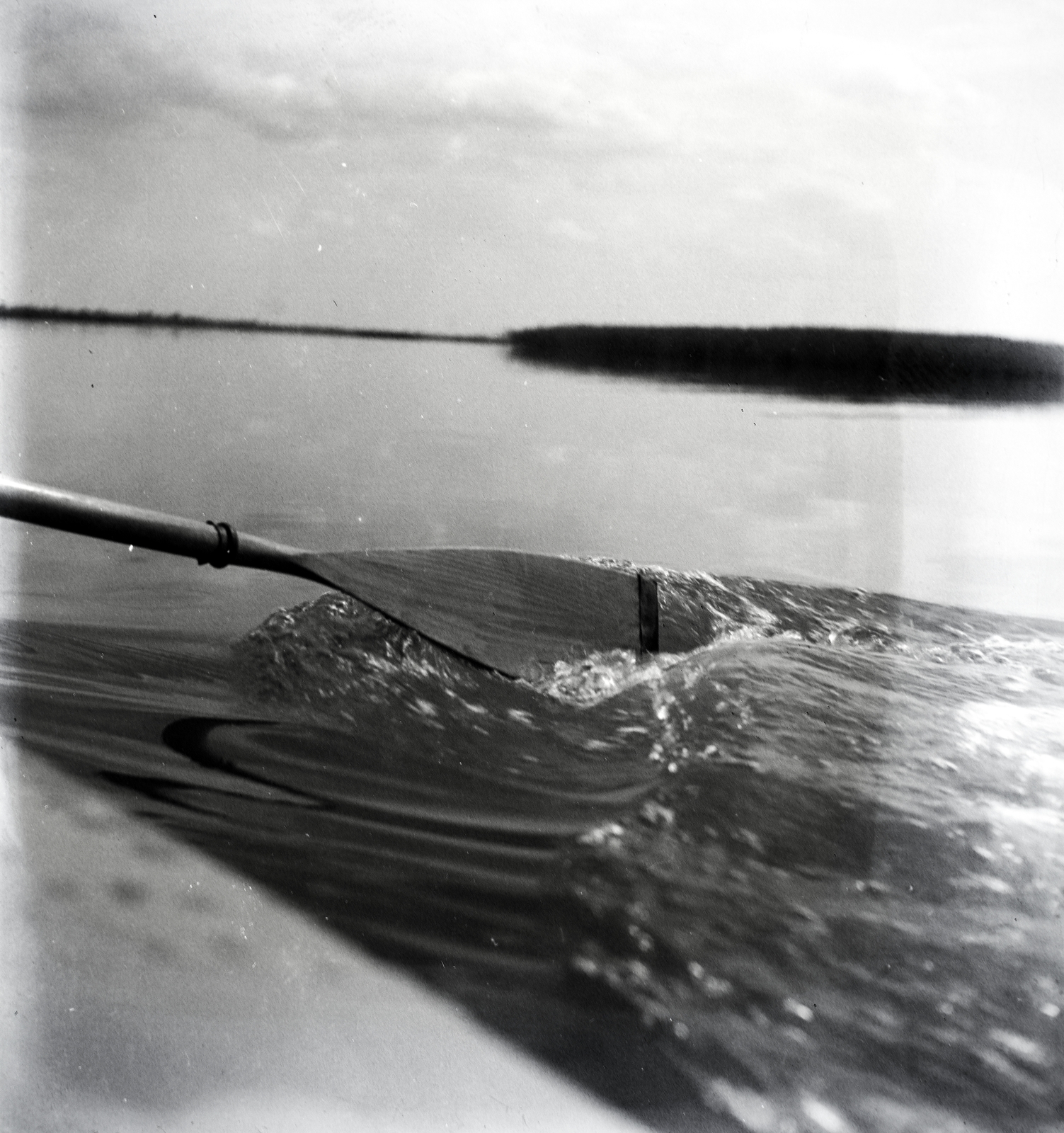 Hungary, Lake Velence, 1939, Szekrényesy Réka, paddling, Fortepan #139439