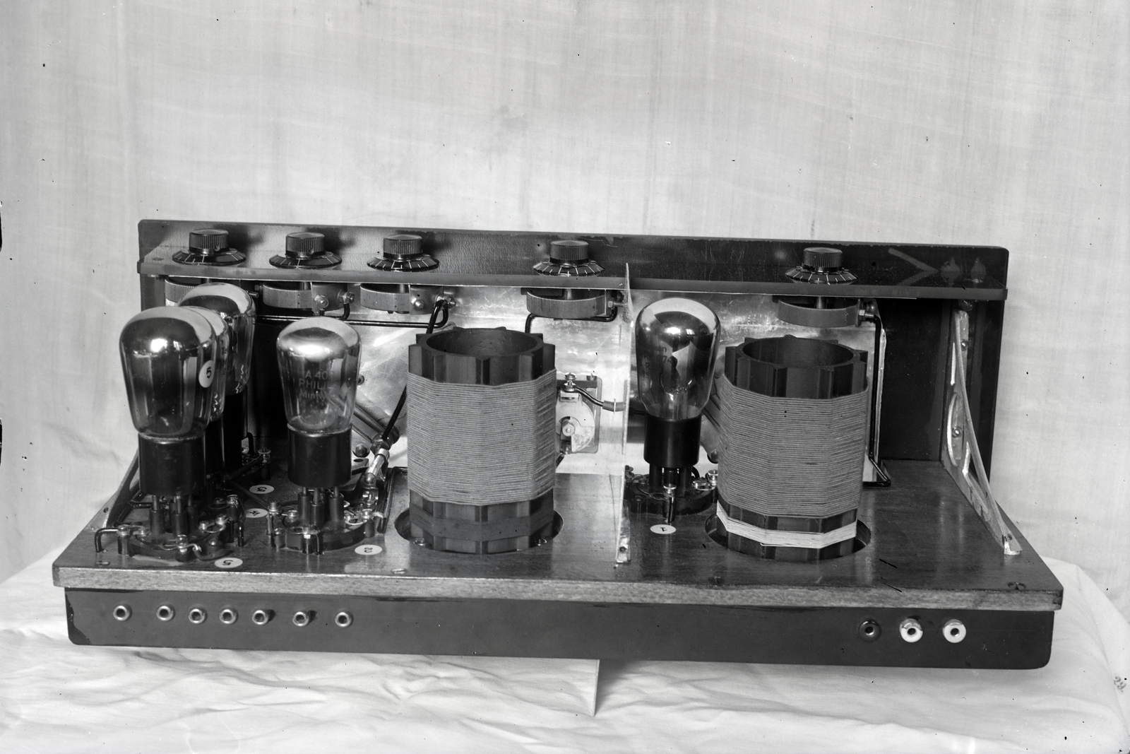 1931, Szekrényesy Réka, radio broadcasting, radiio receiver, Fortepan #139555