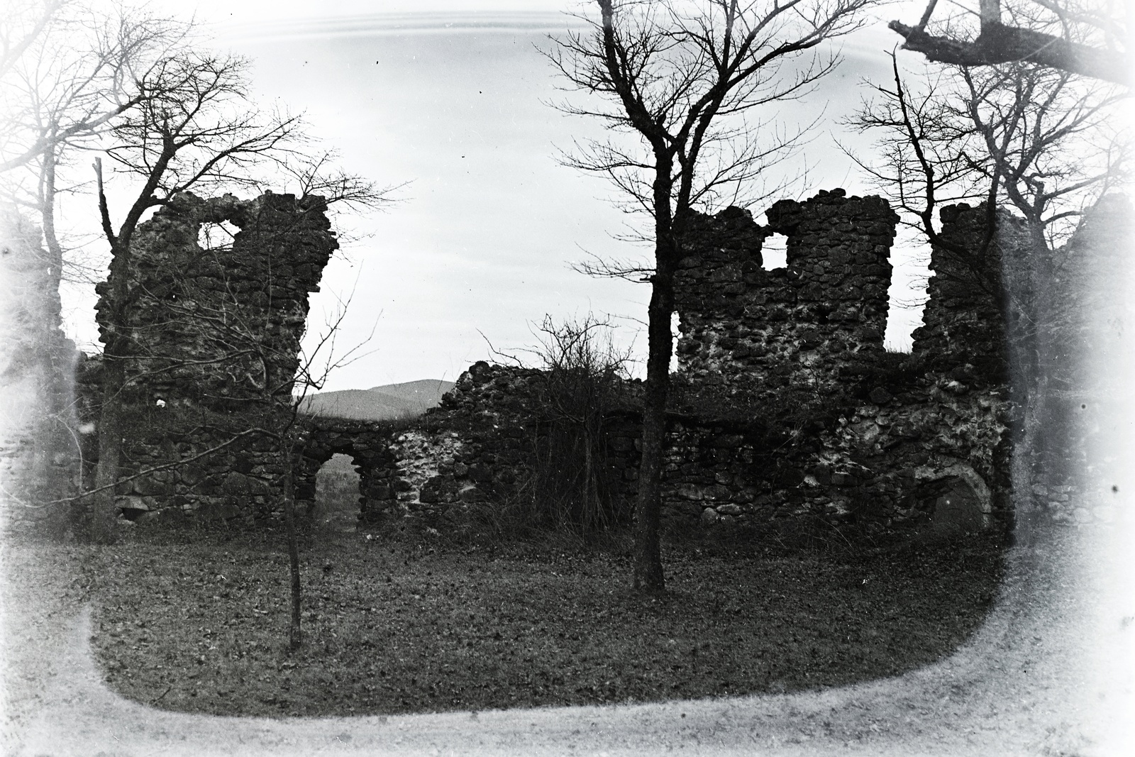 1929, Szekrényesy Réka, castle ruins, Fortepan #139582