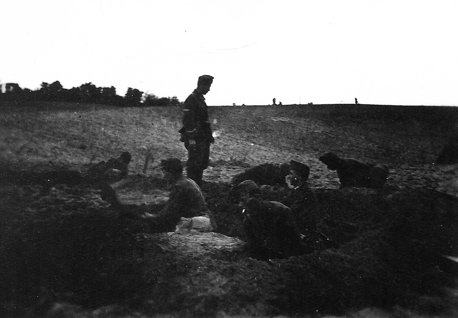Oroszország, 1942, Kozma Krisztina, Szovjetunió, keleti front, lövészárok, második világháború, katona, Fortepan #13962
