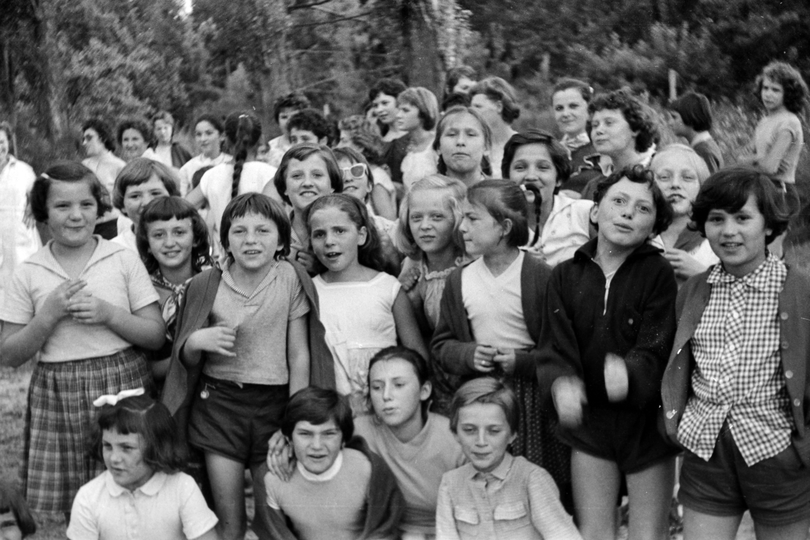 Hungary, 1961, Németh Tamás, camp, Fortepan #140126