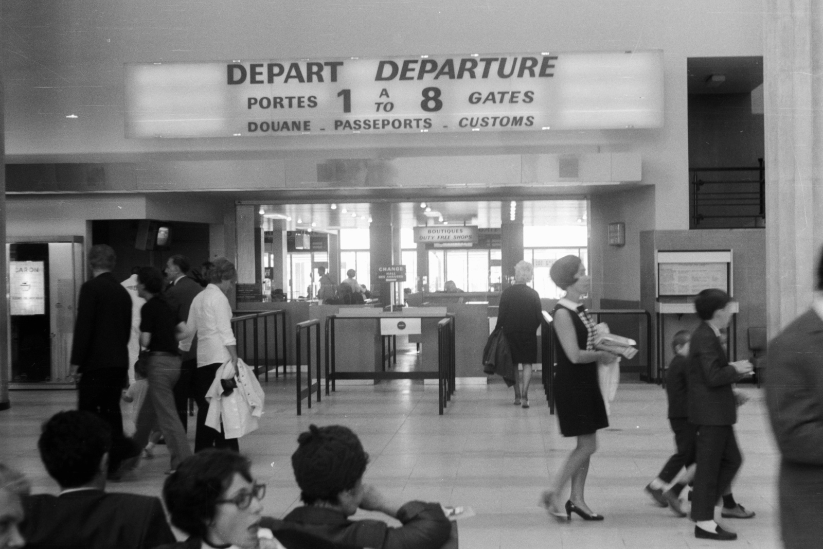 Franciaország, Párizs, Le Bourget repülőtér., 1969, Németh Tamás, Fortepan #140205