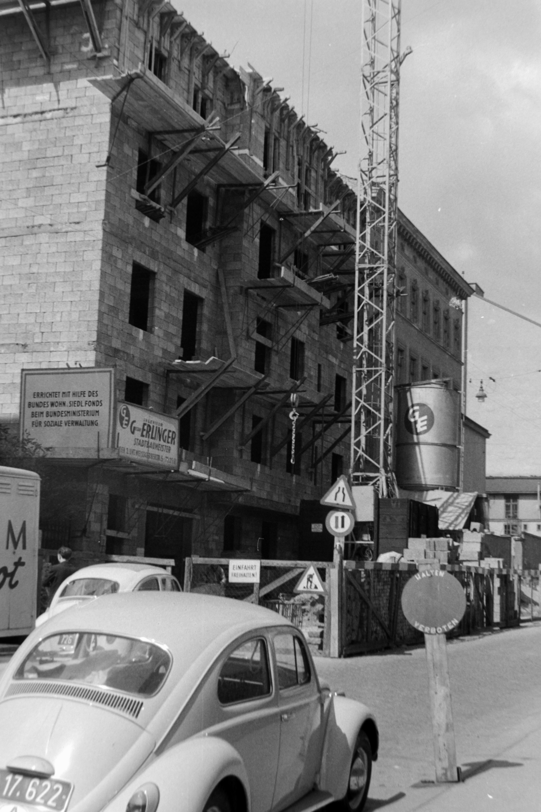Austria, Vienna, 1964, Németh Tamás, Volkswagen-brand, automobile, Volkswagen Beetle, Fortepan #140244