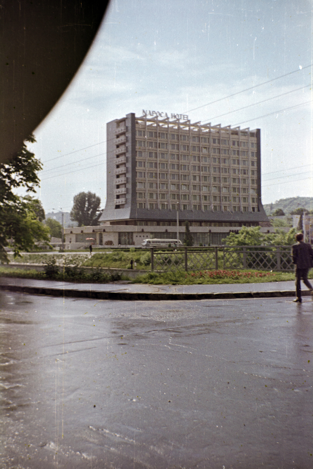 Romania,Transylvania, Cluj-Napoca, Strada Octavian Goga 1., Grand Hotel Napoca., 1968, Németh Tamás, colorful, hotel, Fortepan #140277