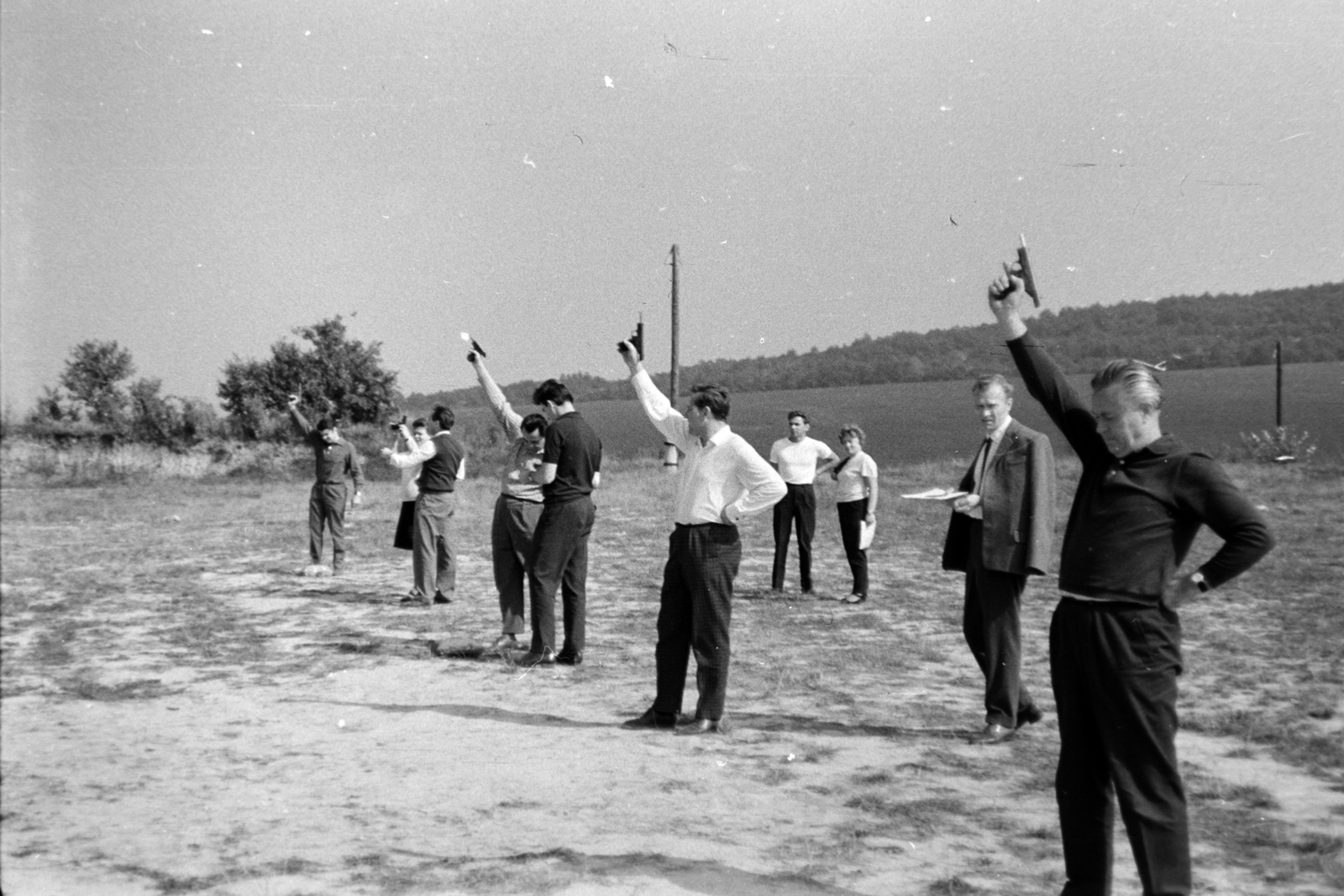 1963, Németh Tamás, céllövészet, Fortepan #140333