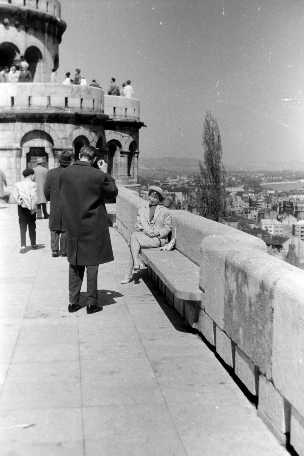 Hungary, Halászbástya, Budapest I., 1963, Németh Tamás, Budapest, Fortepan #140359