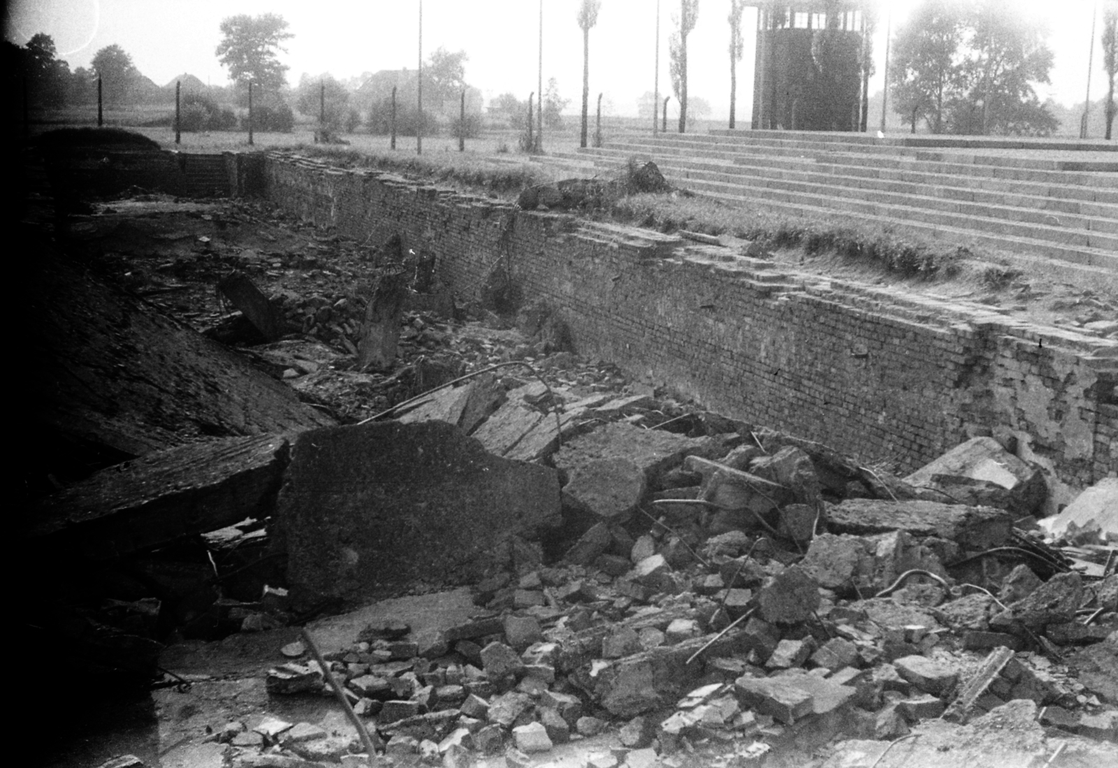 Poland, Oświęcim, az auschwitz–birkenaui koncentrációs tábor., 1958, Morvay Kinga, concentration camp, Fortepan #140436