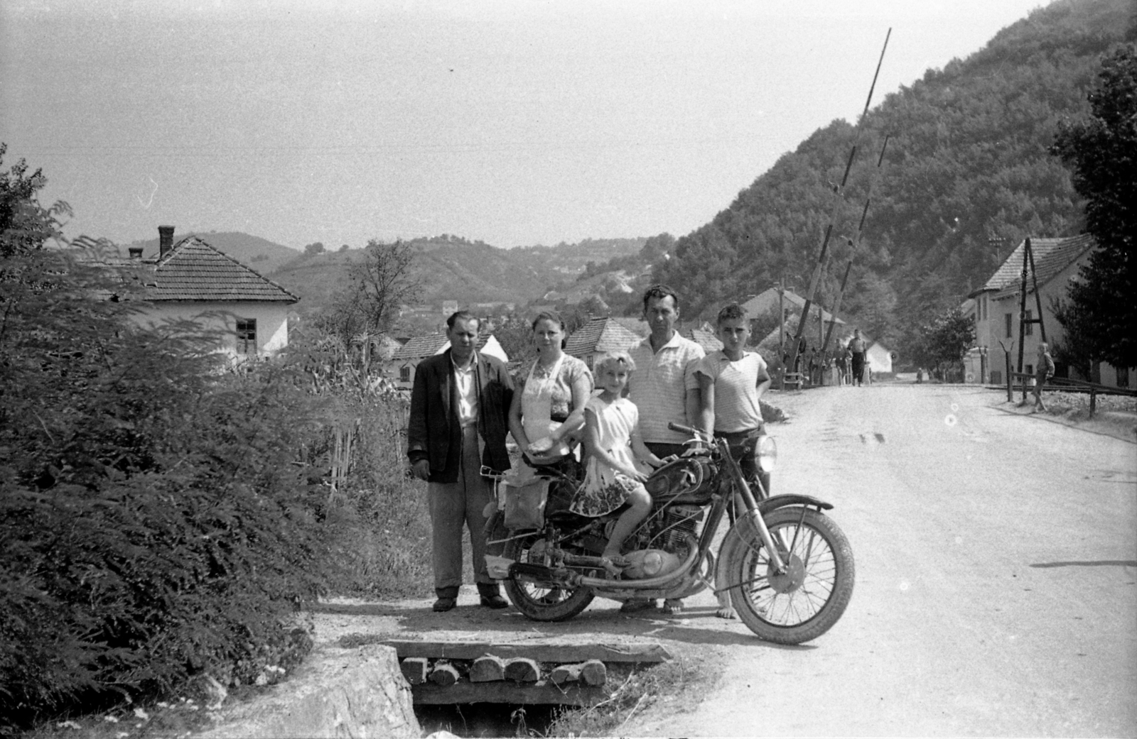 1960, Morvay Kinga, motorcycle, Fortepan #140469