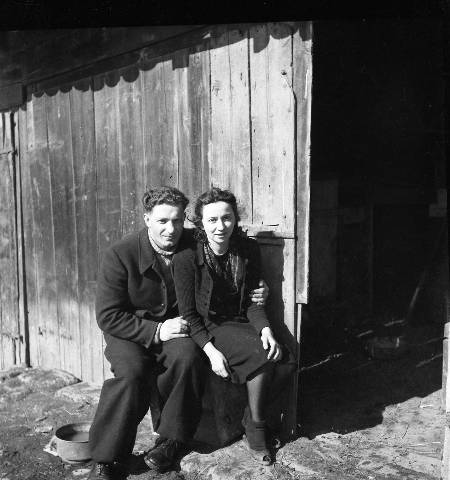 1950, Morvay Kinga, man and woman, poverty, Fortepan #140530