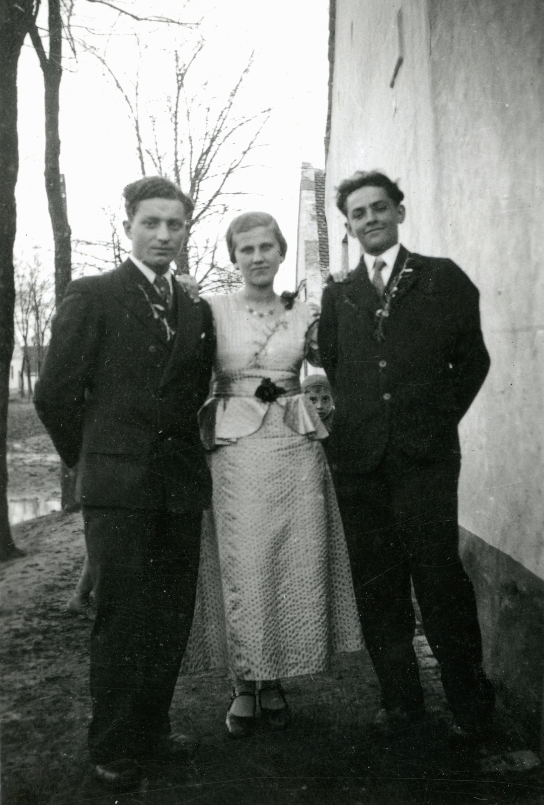 1943, Morvay Kinga, hárman, Fortepan #140617