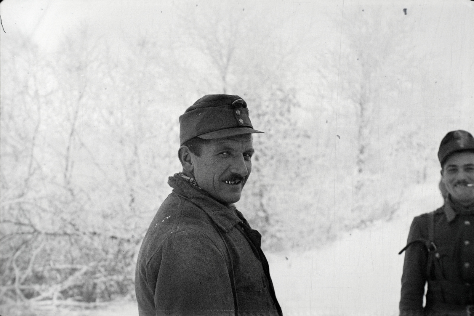1942, Miklós Lajos, second World War, Hungarian soldier, Fortepan #140731